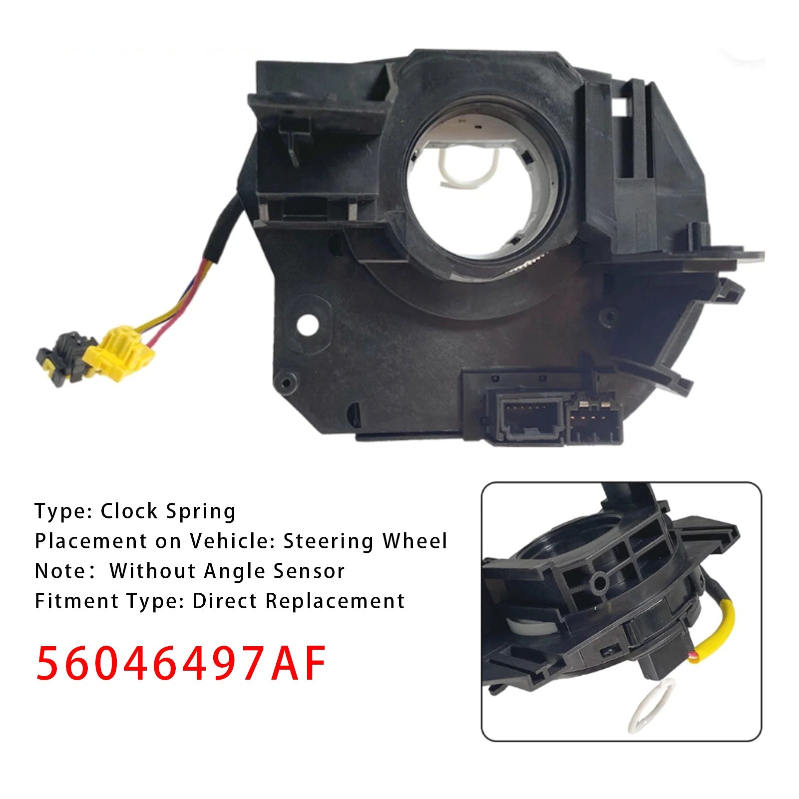 Clock Spring 56046497AF For Dodge Town & Country 2014-2015 Grand Caravan 14-2019