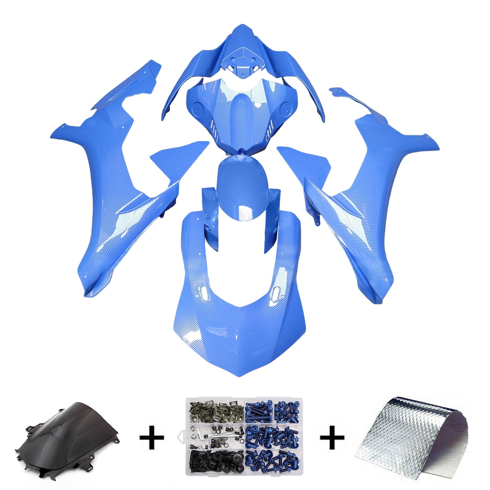Injection Fairing Kit Bodywork Plastic ABS For Yamaha YZFR1 YZF-R1 2015-2019