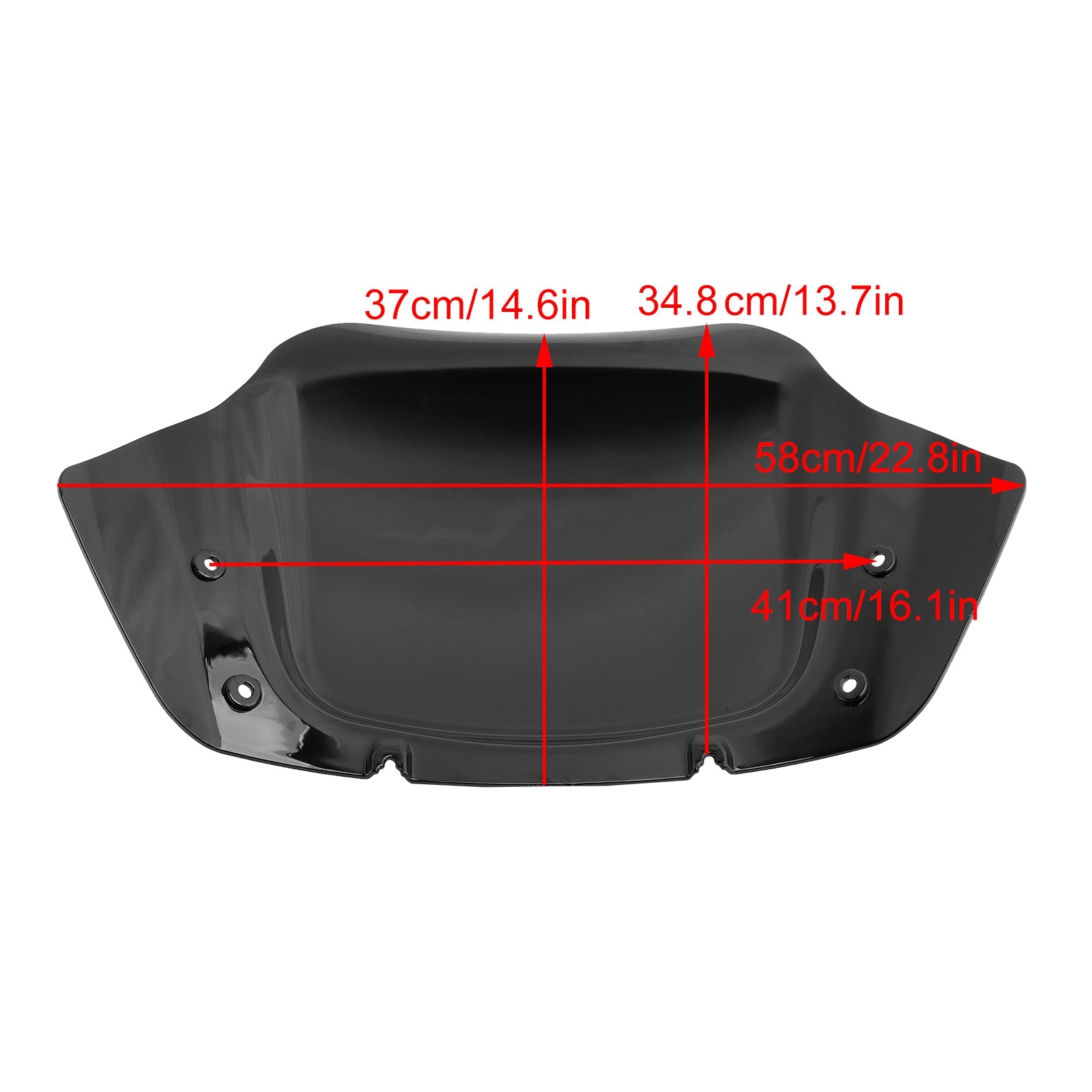 2023-2024 투어링 스트리트 글라이드 CVO 117 121 윈드실드 윈드스크린