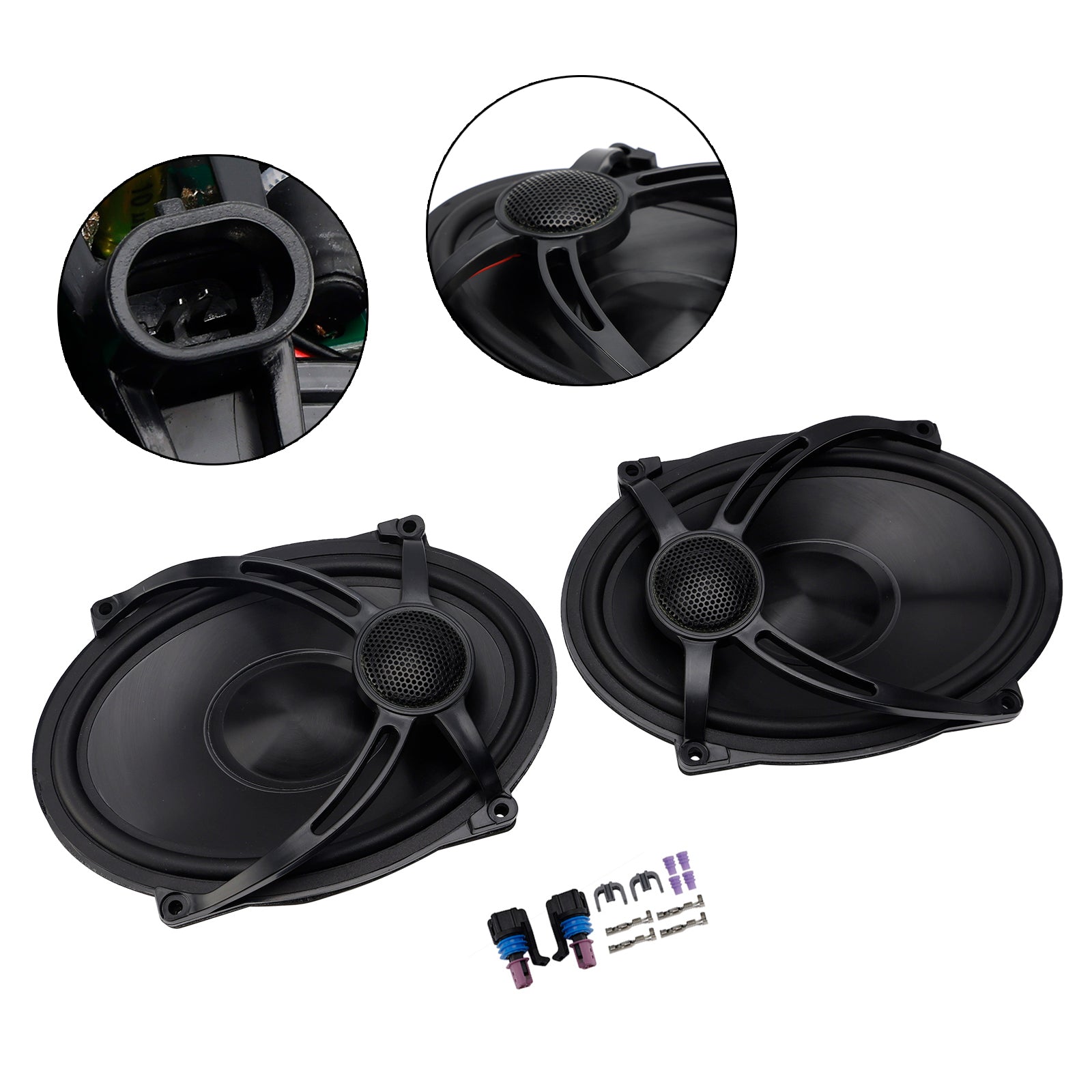 1994-2024 Touring Road Glide Flhr 2X 5"X7" Saddlebag Lid Speakers Kit