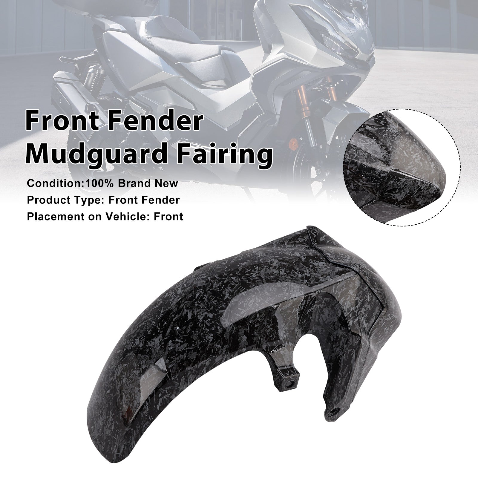 2022-2025 Honda ADV350 Front Fender Mudguard Fairing