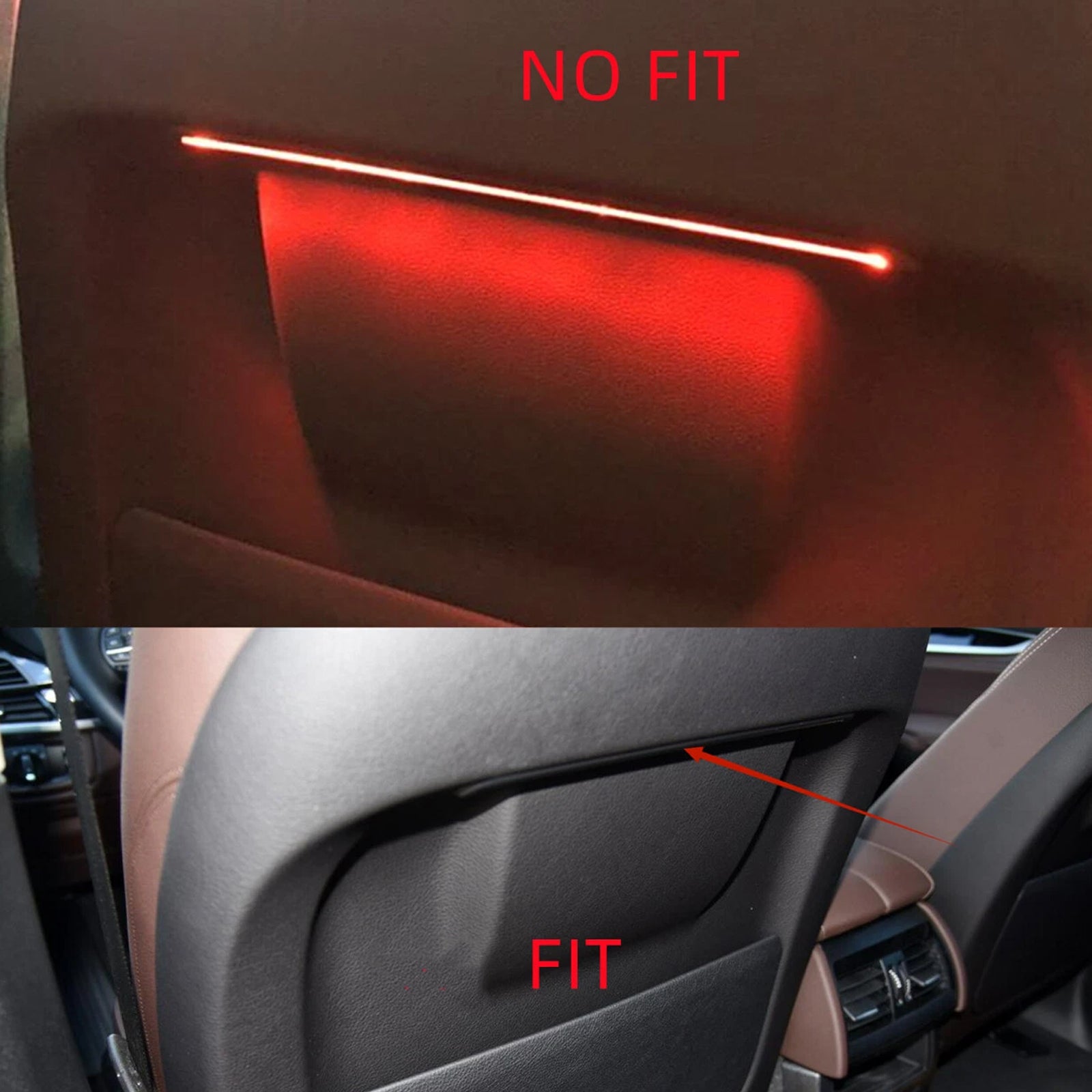 Front Seat Back Panel Cover 52107319047 For BMW X5 F15 X6 M F86 2014-2018