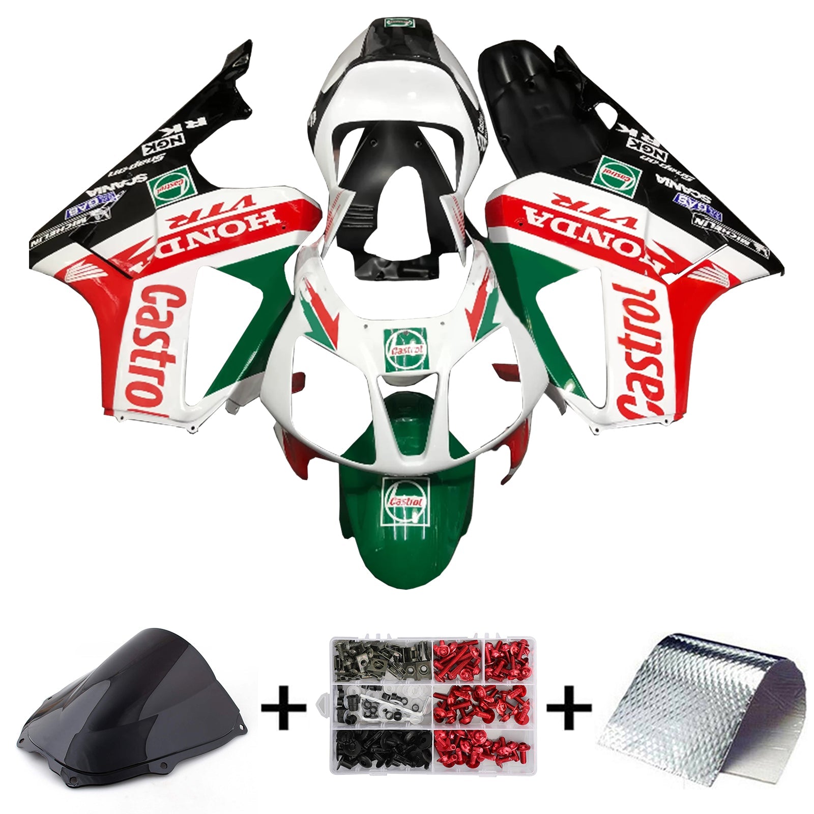 Honda VTR1000 RC51 2000-2006 Fairing Kit Bodywork Plastic ABS