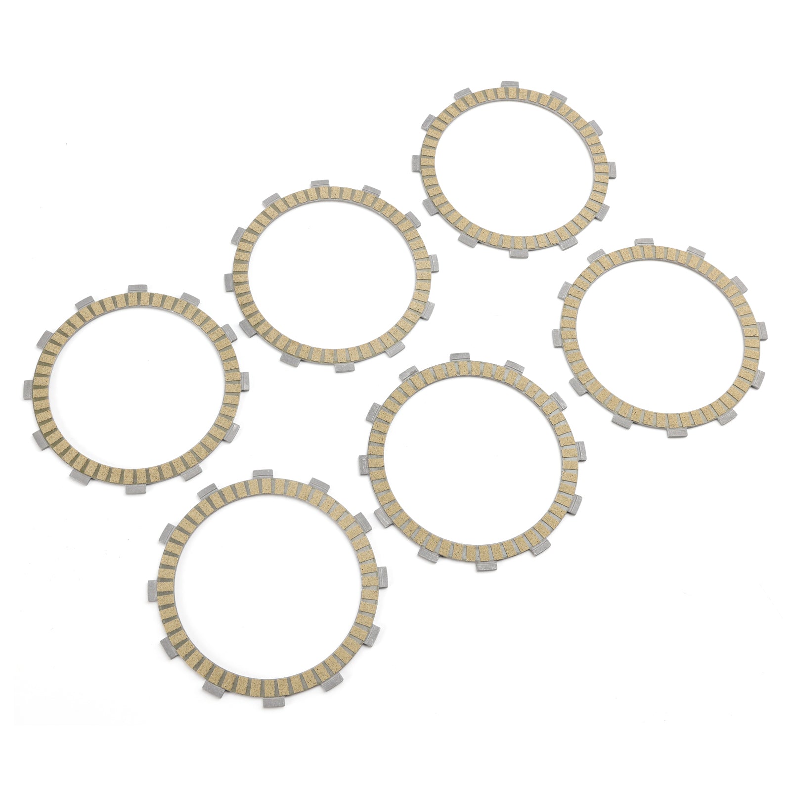 Clutch Friction Plate Kit for Kawasaki KR250 KR-I 1988-1989 KR-IR 1989-1990