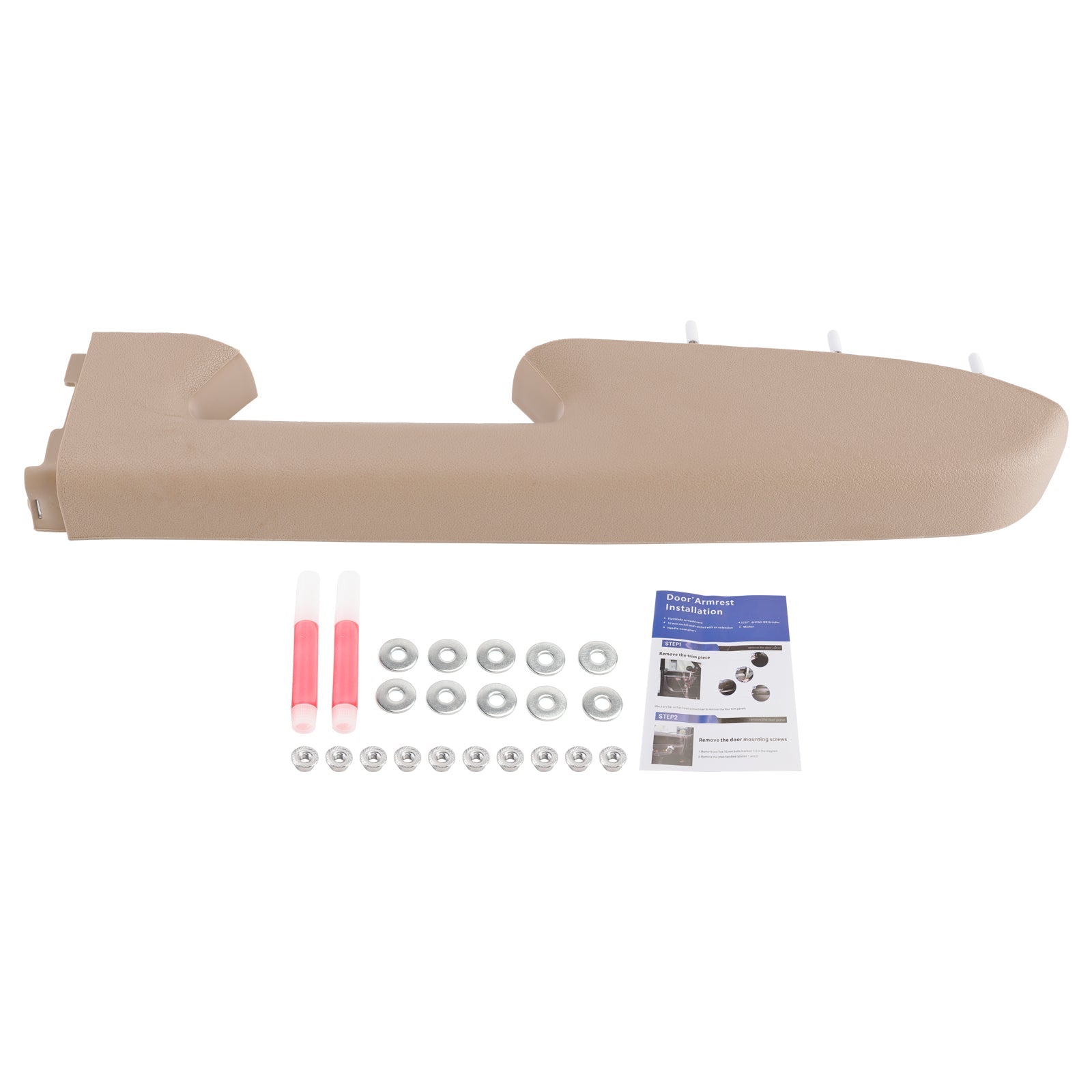 Front Right Armrest Repair Kit Fit For Chevy Silverado 1500 2500HD 2010-2014 Tan