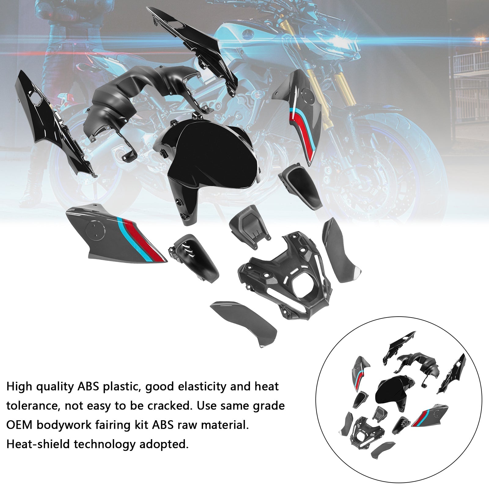 Yamaha MT-09 / MT-09 SP 2021-2023 Fairing Kit