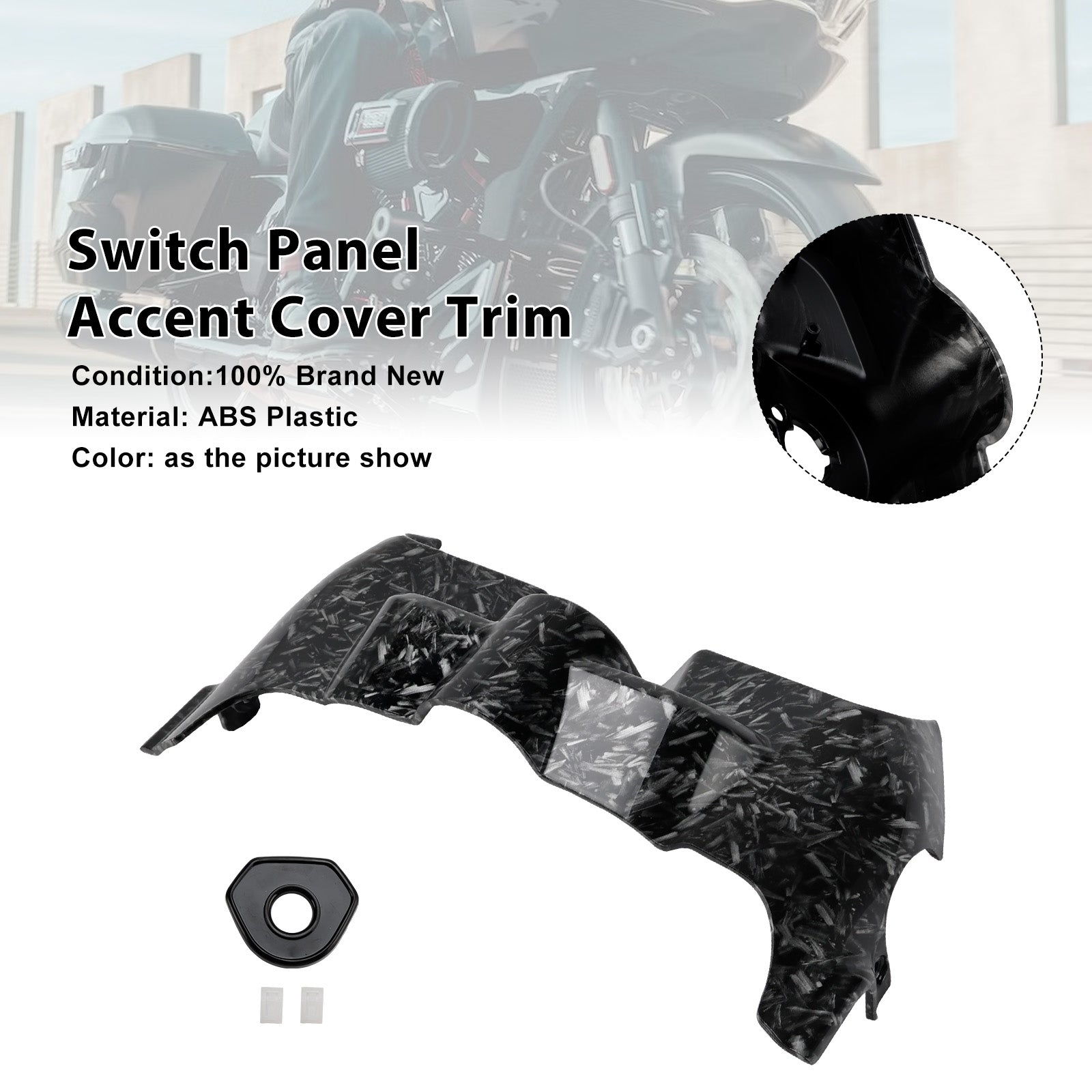 2023-2025 Touring Electra Street Glide Switch Panel Accent Cover Trim