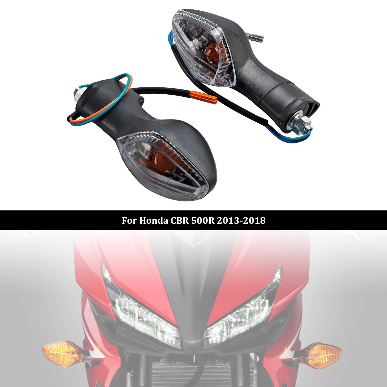 Turn Signal Lights Indicator Lamp For Honda CBR500 CBR650F CTX700 MSX125