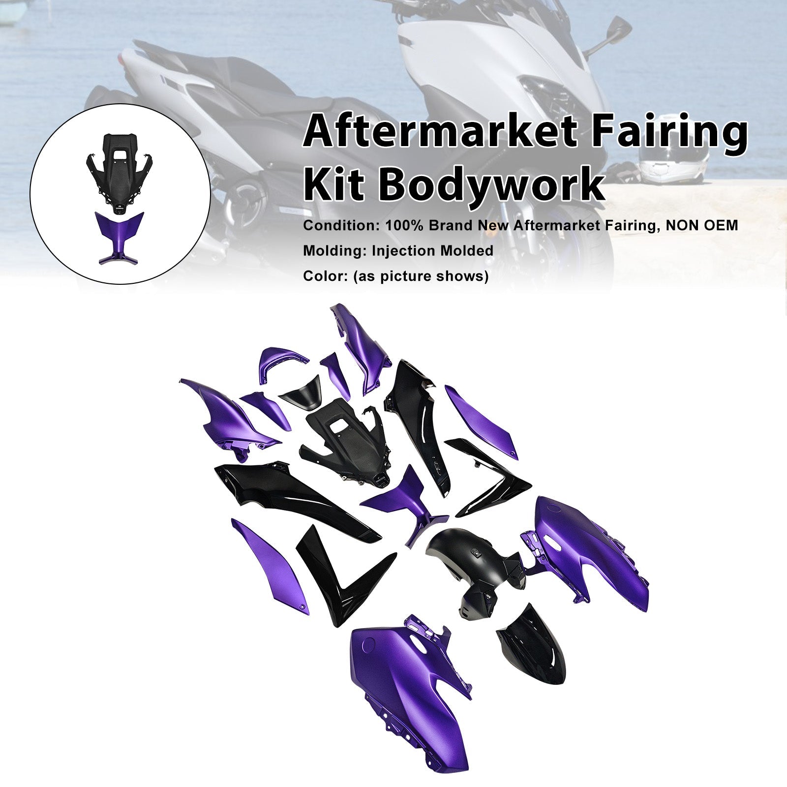 2025-2026 for Yamaha TMAX560 Injection Bodywork Fairing Kit