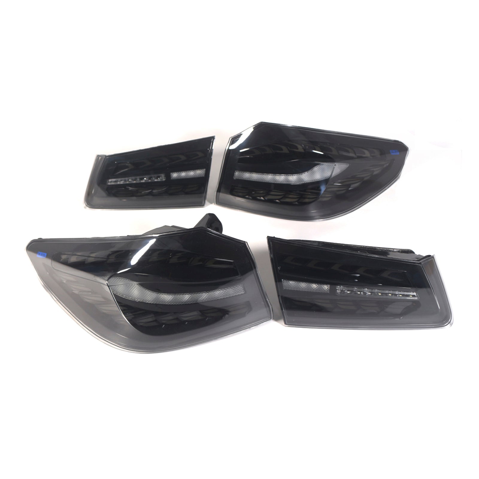 2019-2024 BMW 3 Series G20 G28 G80 M3  L&R Smoked LED Tail Lights Rear Lamp Assembly