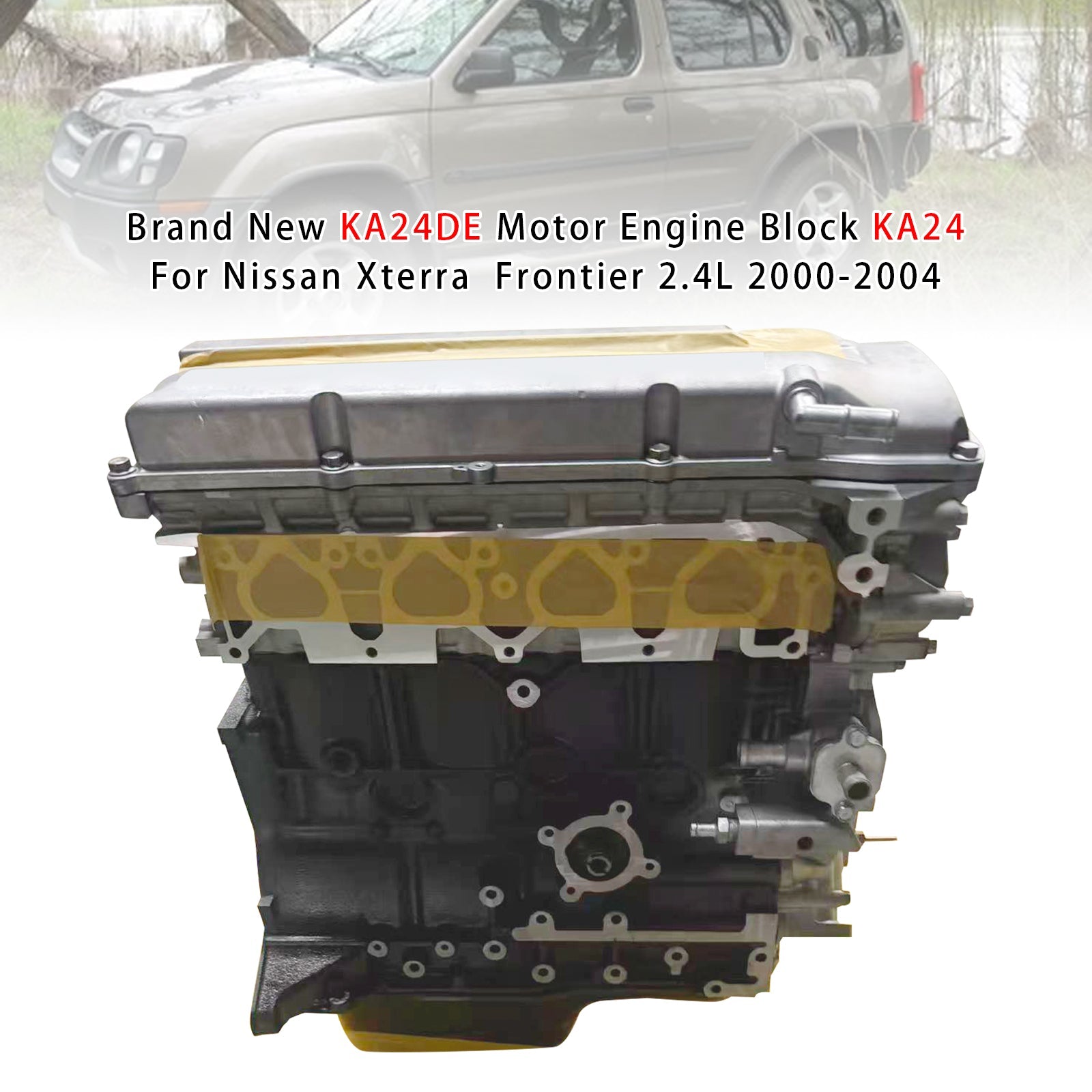 New KA24DE Motor Engine Block KA24 For Nissan Xterra  Frontier 2.4L 2000-2004