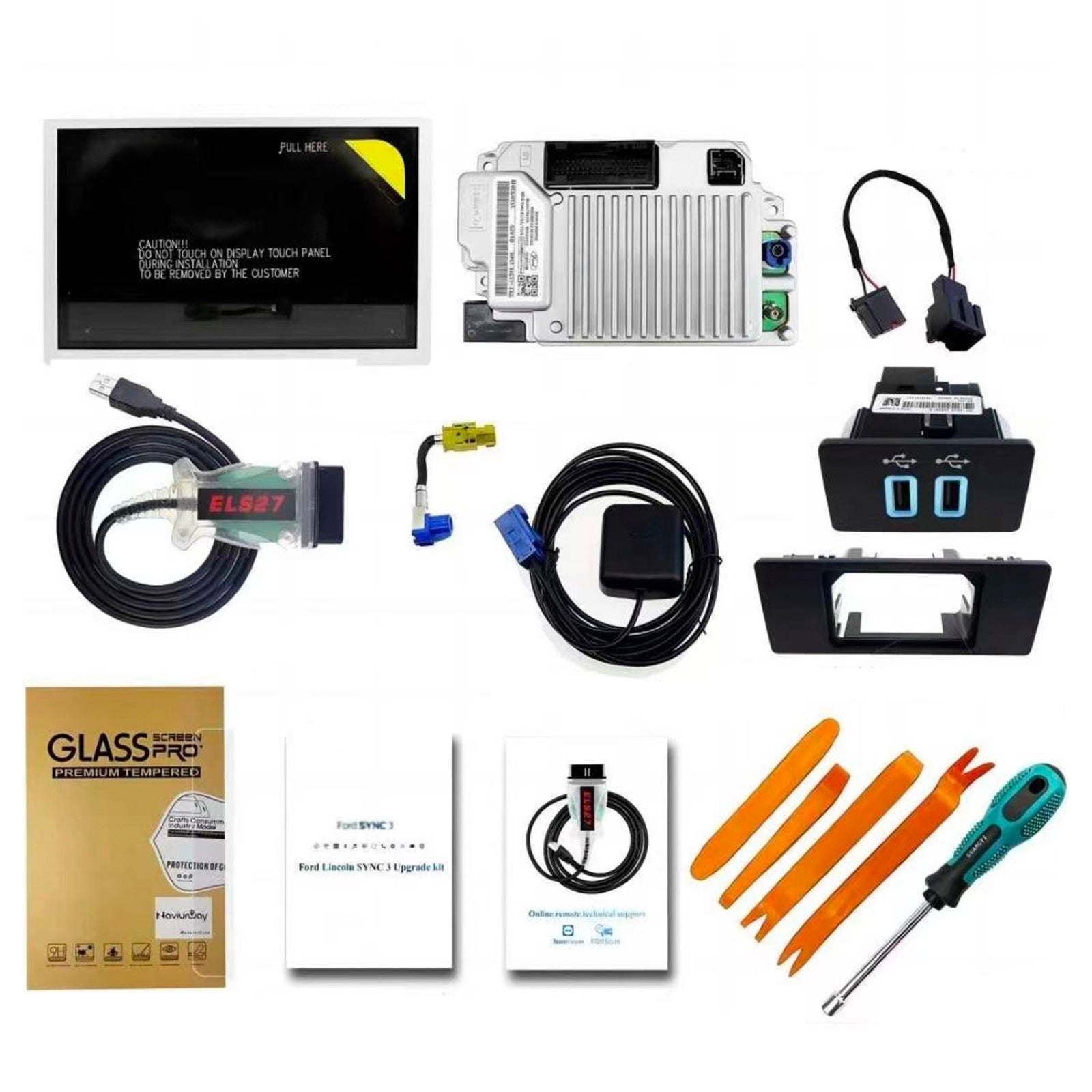 SYNC 2 to SYNC 3 Upgrade Kit 3.4 for Ford Sync3 APIM Module Carplay