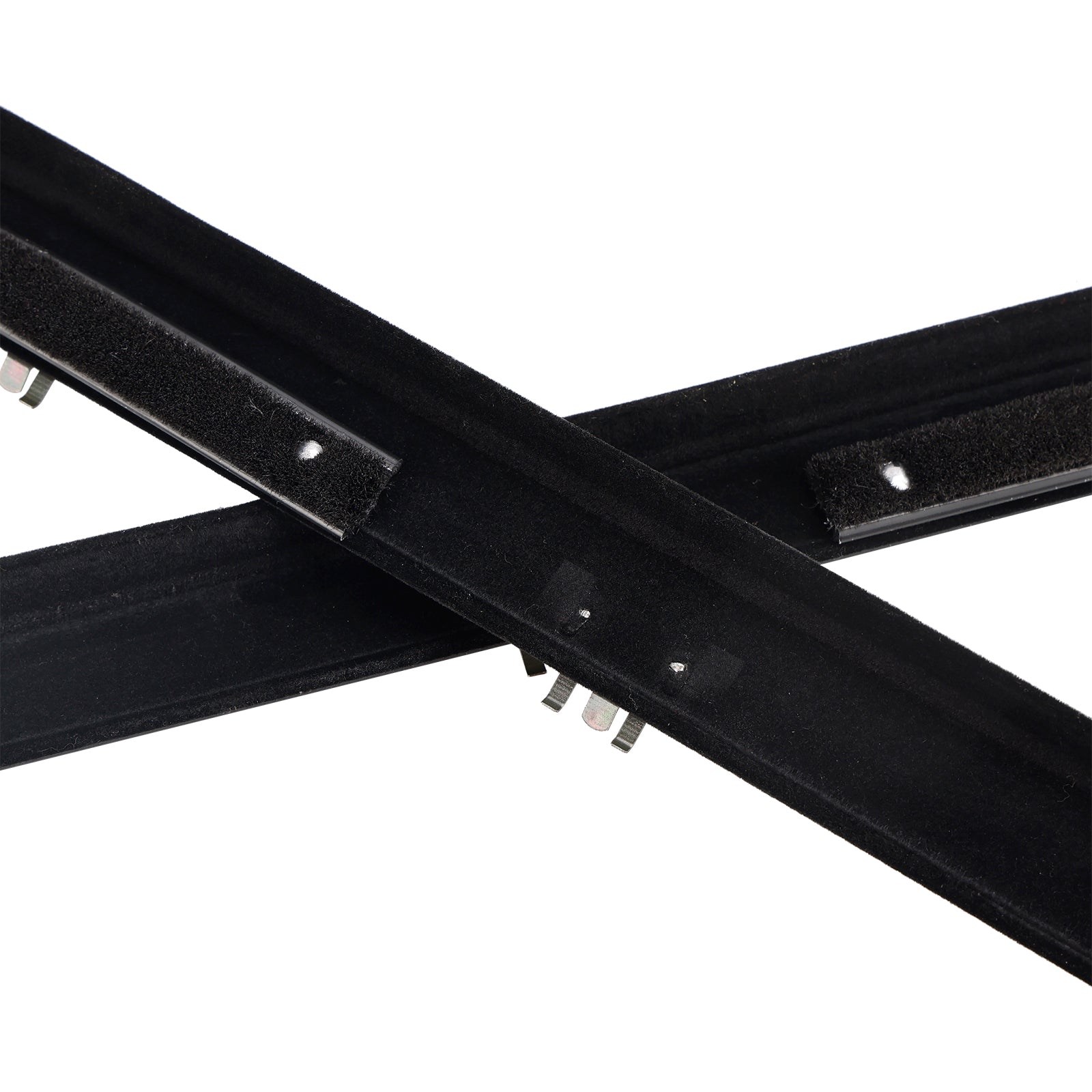 Driver + Passenger Sides Door Panel Outer Window Seals For Corvette 1984-1996