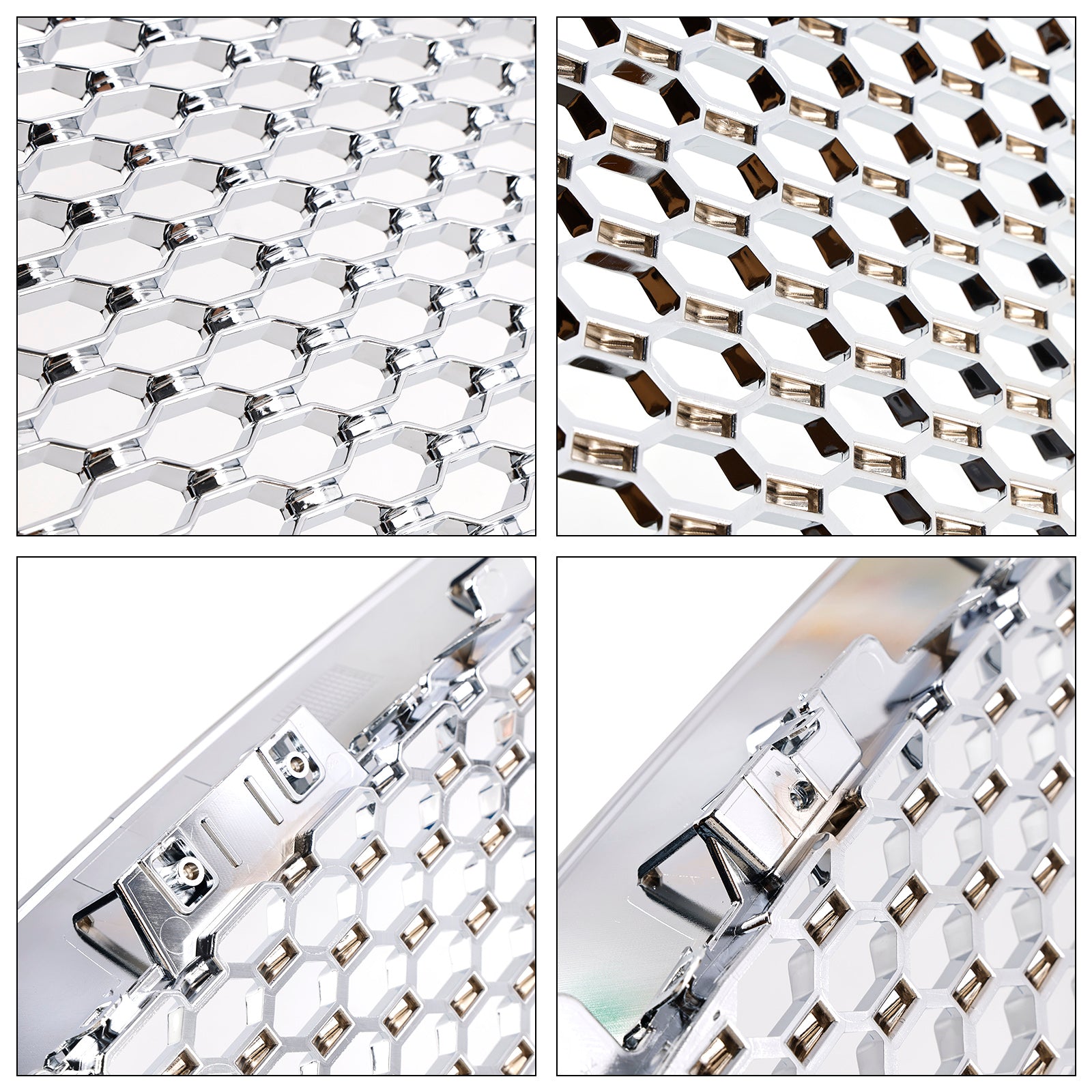 Chrome Front Bumper Grill Grille Fit JAGUAR F-PACE X761 2016-2020