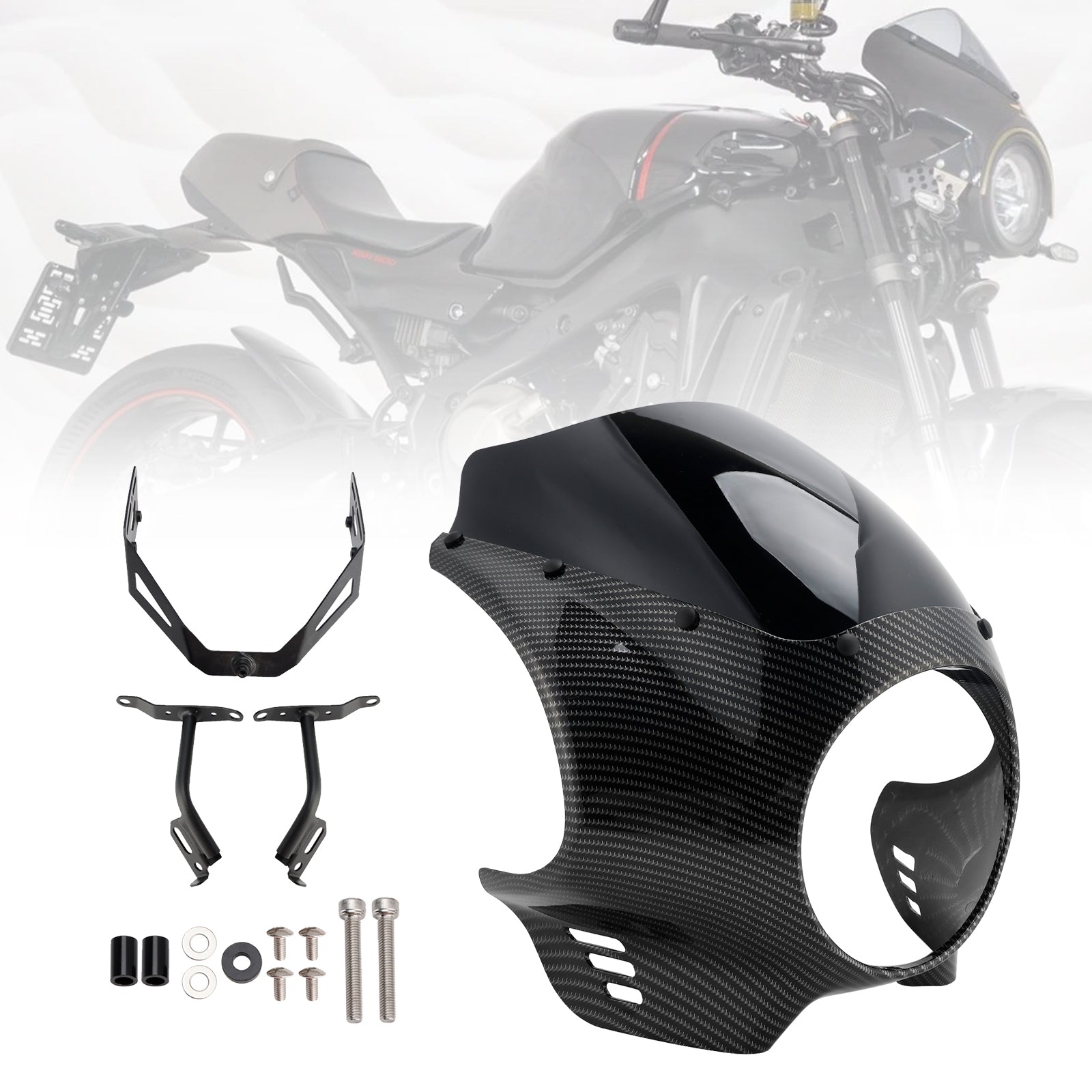 2022-2025 Yamaha XSR900 Headlight Fairing Windshield WindScreen