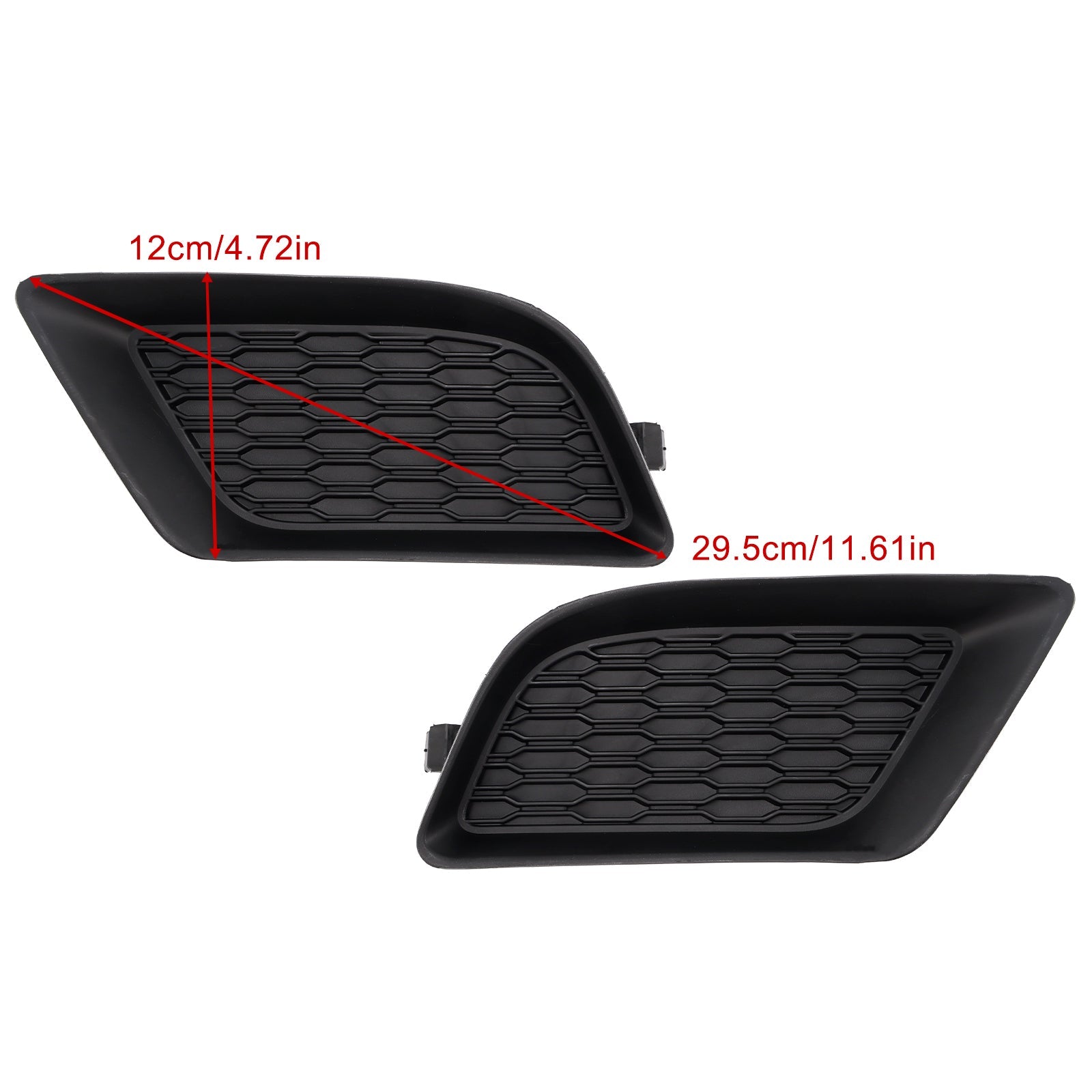 2PCS Fog Light Cover 68092570AA Fit Dodge Charger 2011-2014 68092571AA