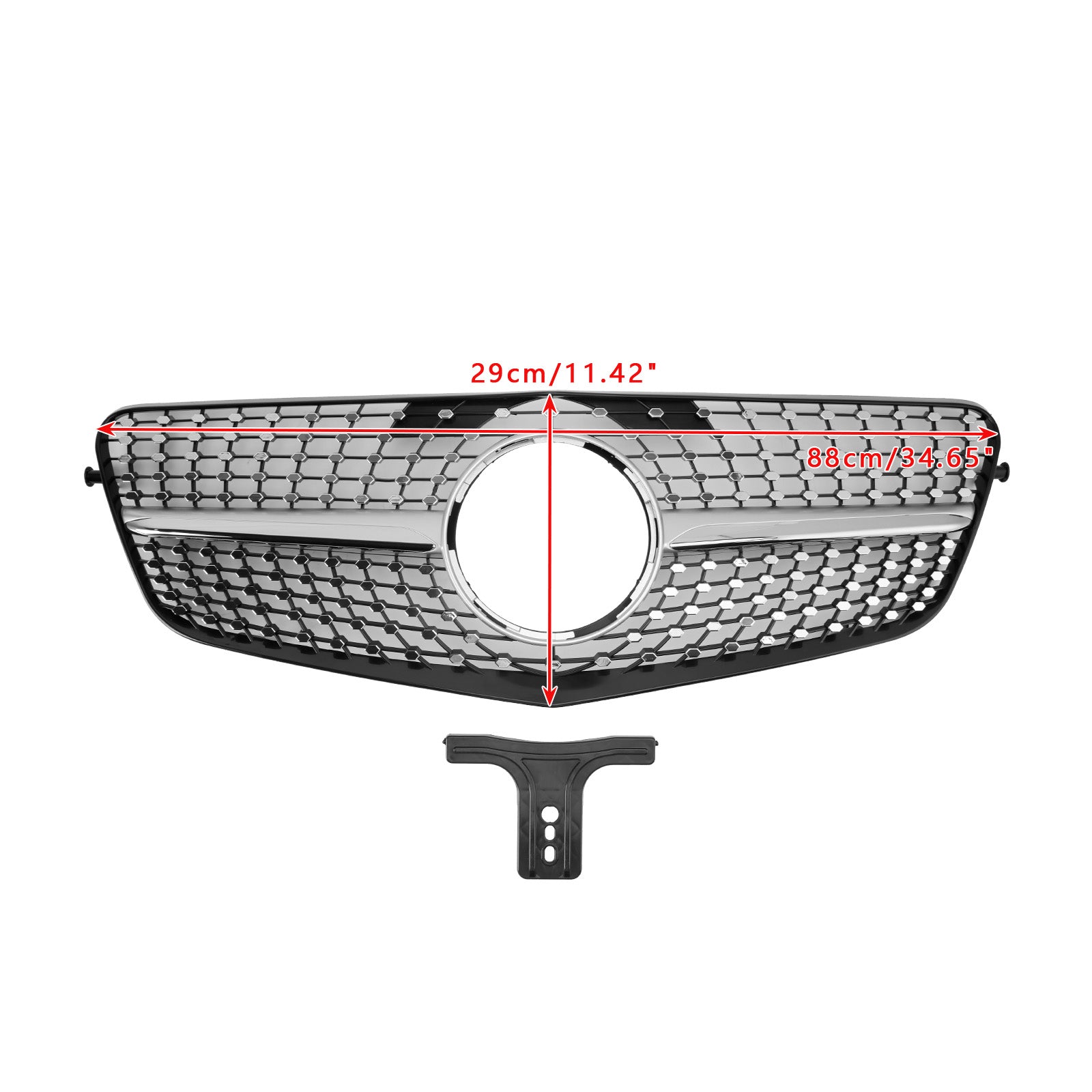 2010-2013 Mercedes-Benz W212 E-Class E200 E220 E250 E300 E350 E400 E55 Diamond Front Grill Grille