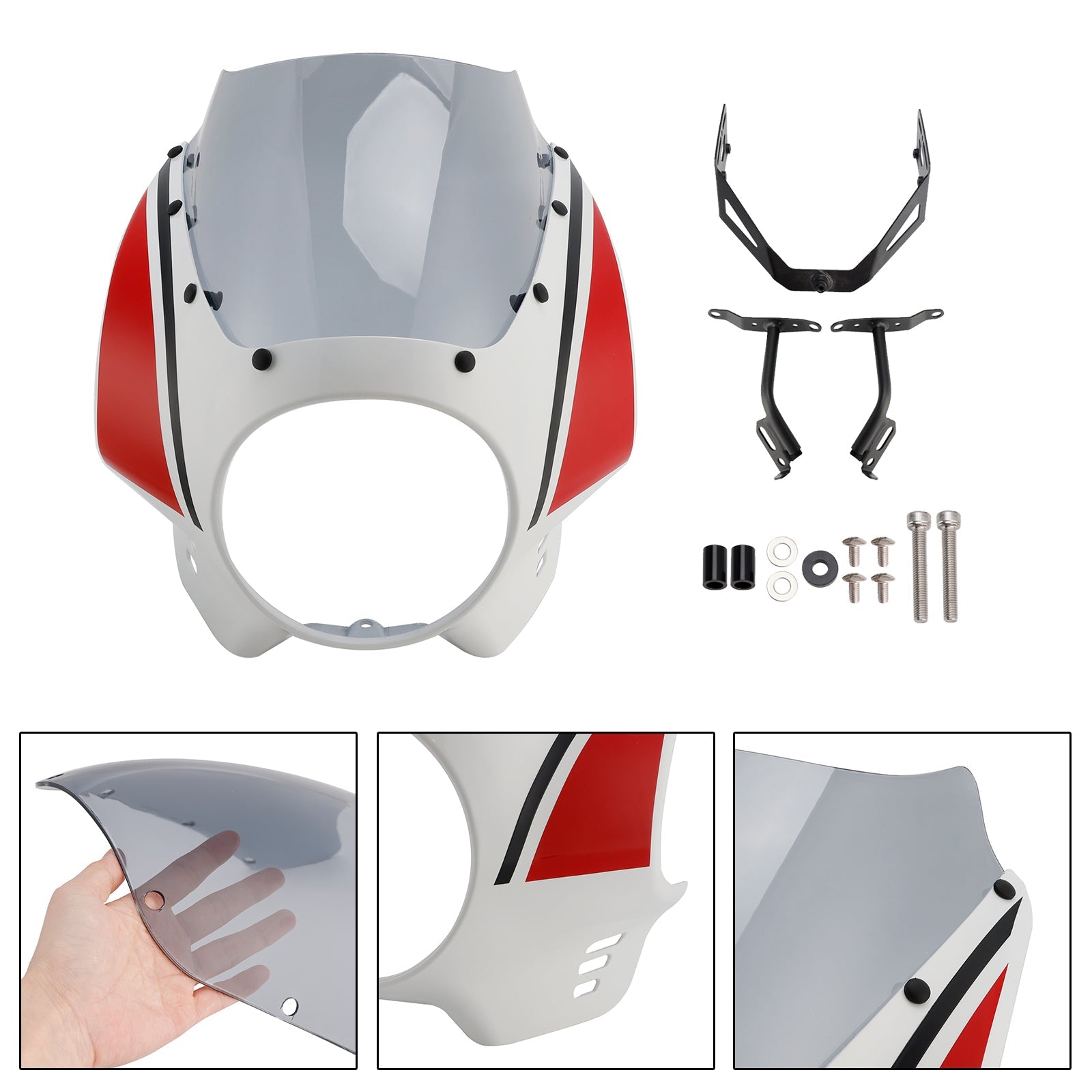 2022-2025 Yamaha XSR900 Headlight Fairing Windshield WindScreen