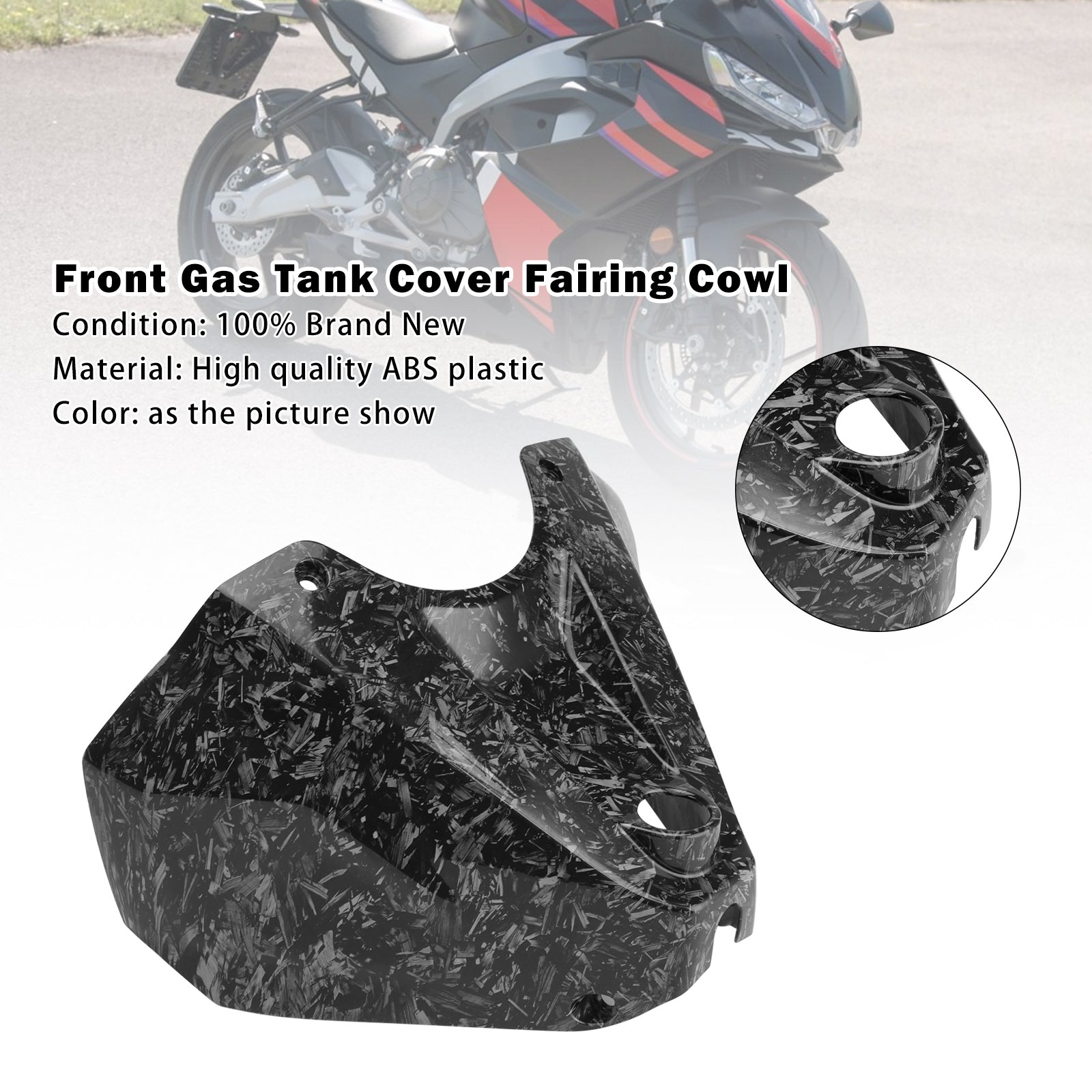 2024-2025 Aprilia RS457 RS 457 Front Gas Tank Cover Trim Fairing Cowl