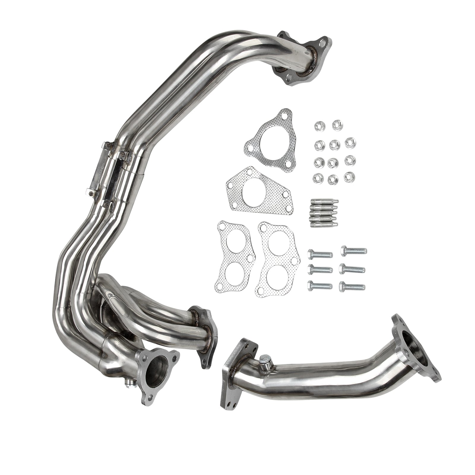 Exhaust Header Fit Impreza WRX/STI GDB GG EJ20/EJ25 02-06 Stainless Steel