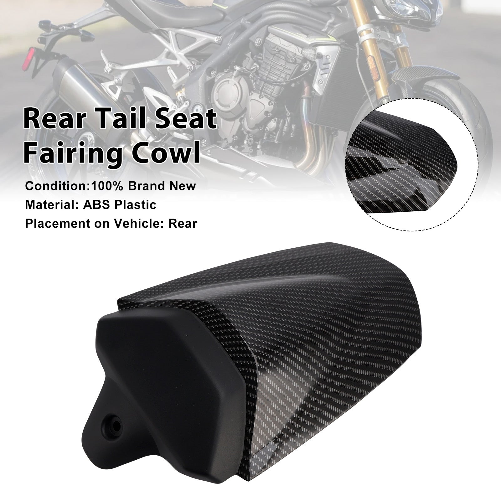 2025-2026 For Speed Triple 1200 RS Rear Tail Seat Fairing Cowl Cover