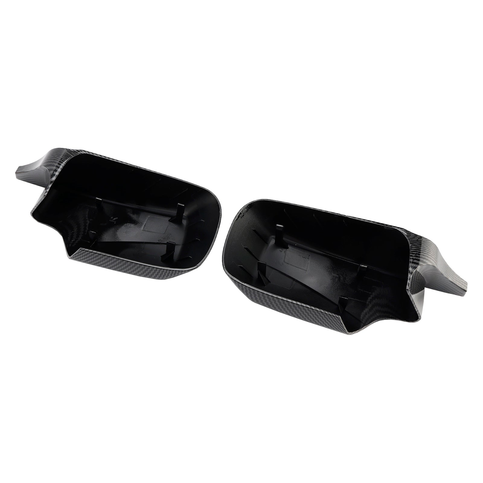 2PCS M Style Wing Car Side Mirror Cover Caps for BMW E46 Sedan E39 4DR 1998-2005