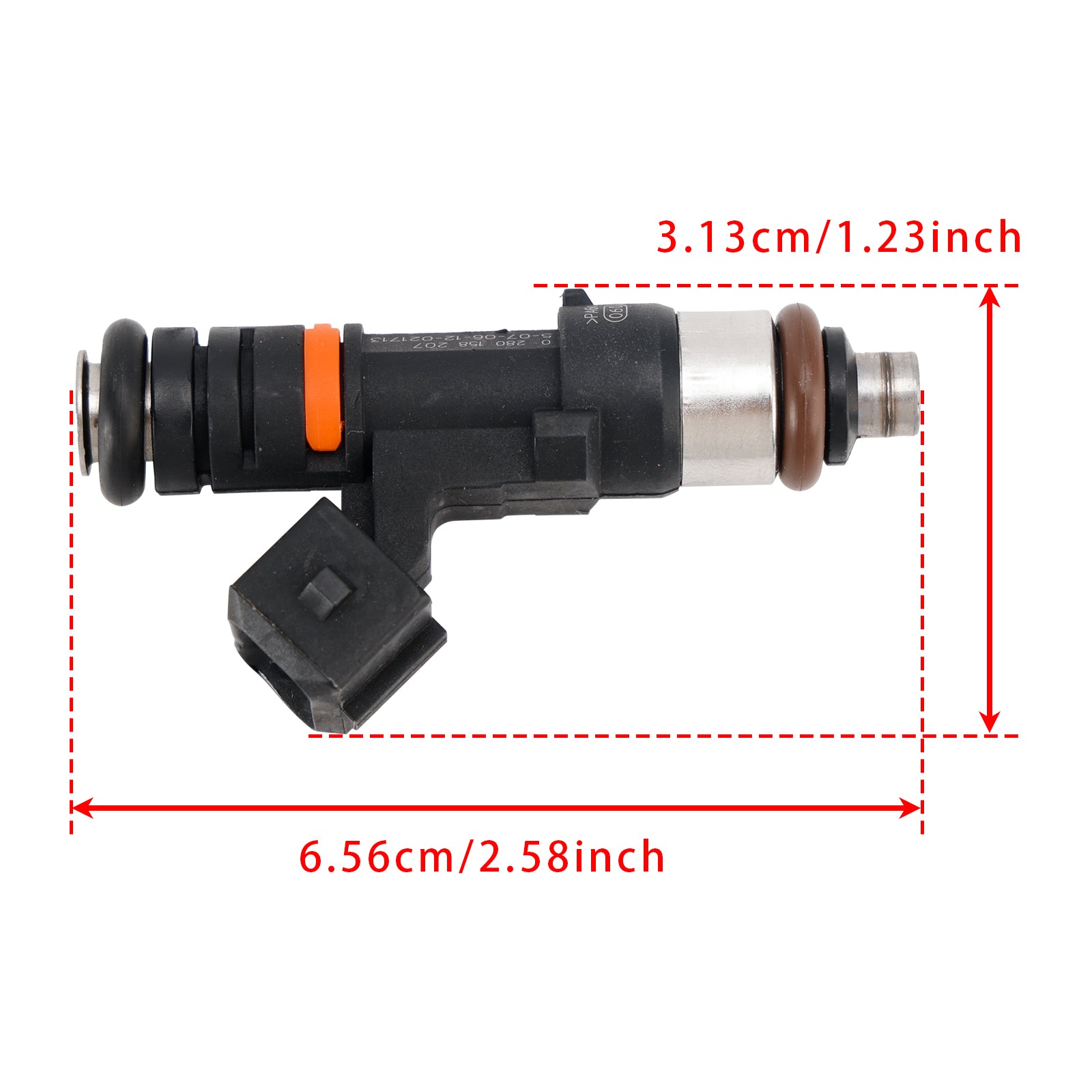 1Pcs Fuel Injector For Ford Focus III Fiesta VI Mondeo IV 0280158207