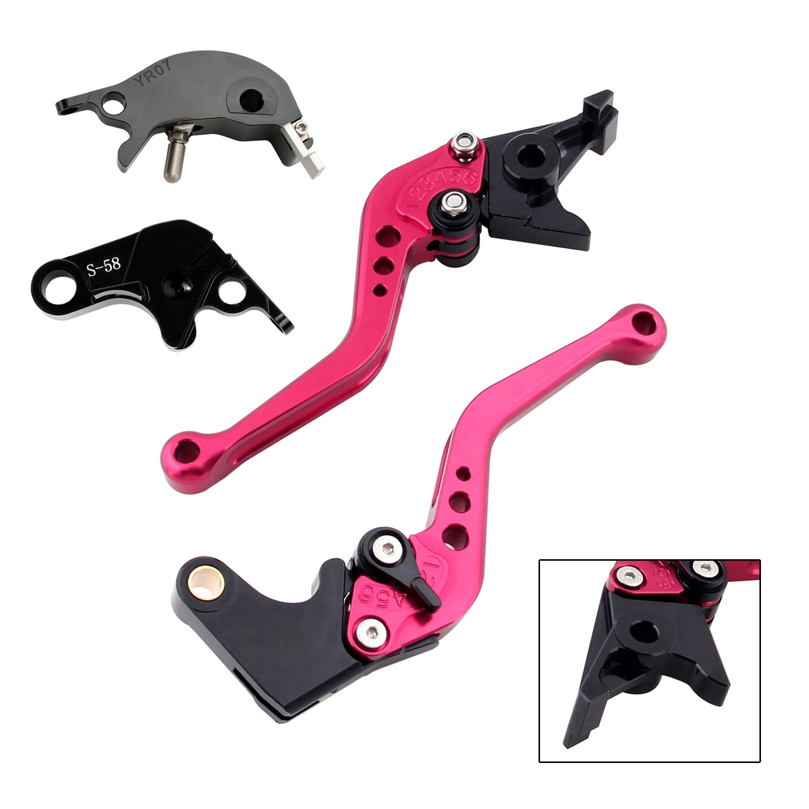 NEW Short Clutch Brake Lever fit for YAMAHA YZF R7 MT-10/SP FZ-10/SP 2022-23