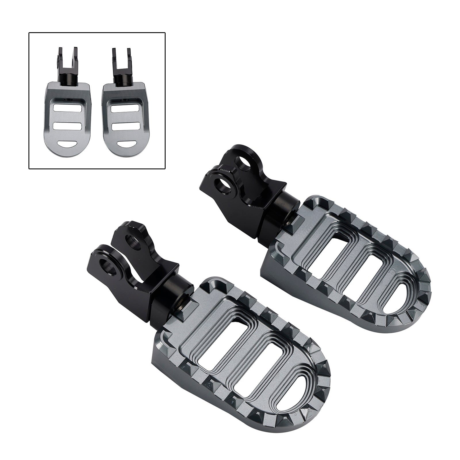 Front Footrests Foot Pegs fit for HONDA CL250 CL300 CL500 Trail 125 2023-2024