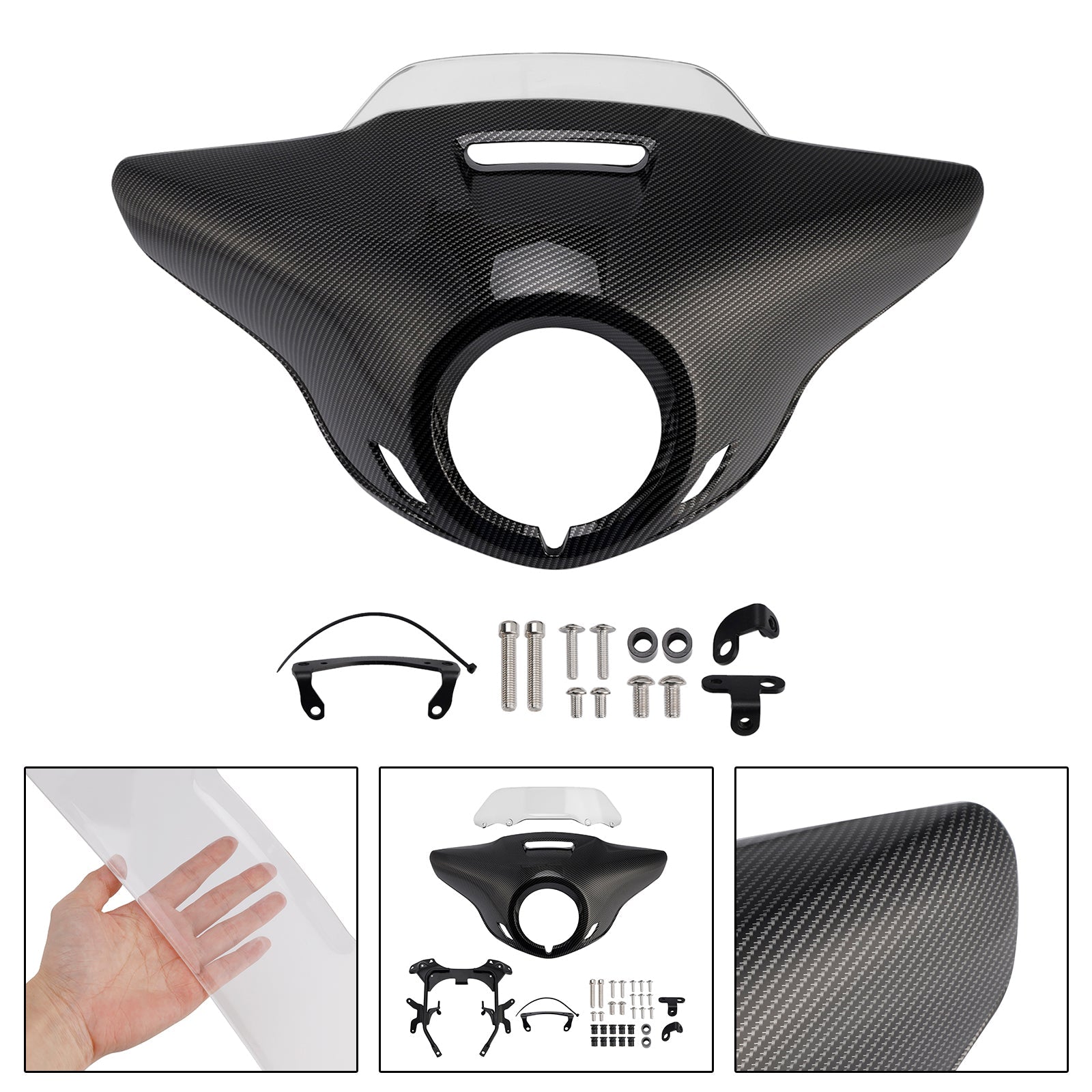 2021-2024 HONDA CM300 CM500 Windshield WindScreen Headlight Fairing