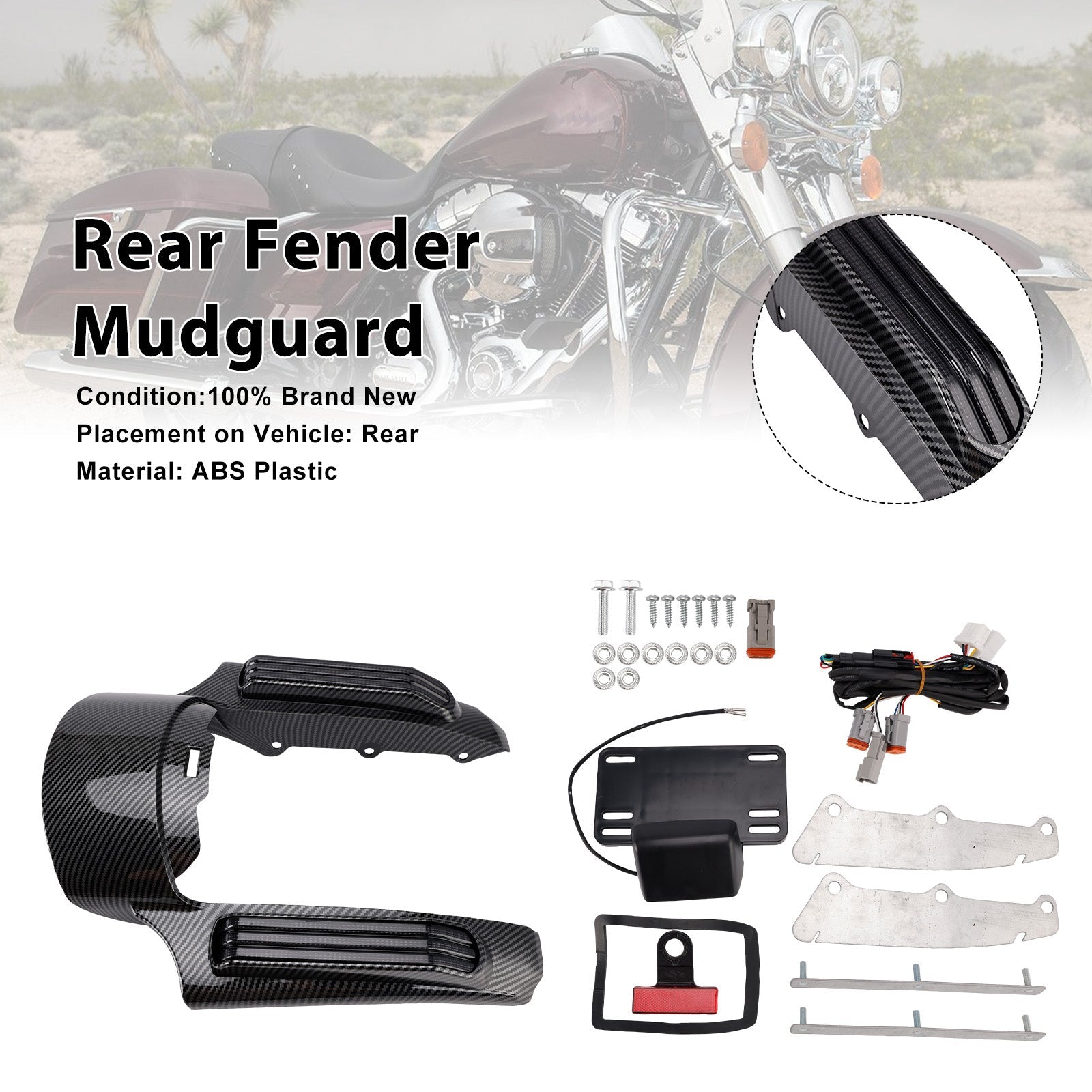 2014-2023 For Road Glide Special FLTRXS Rear Fender LED Light
