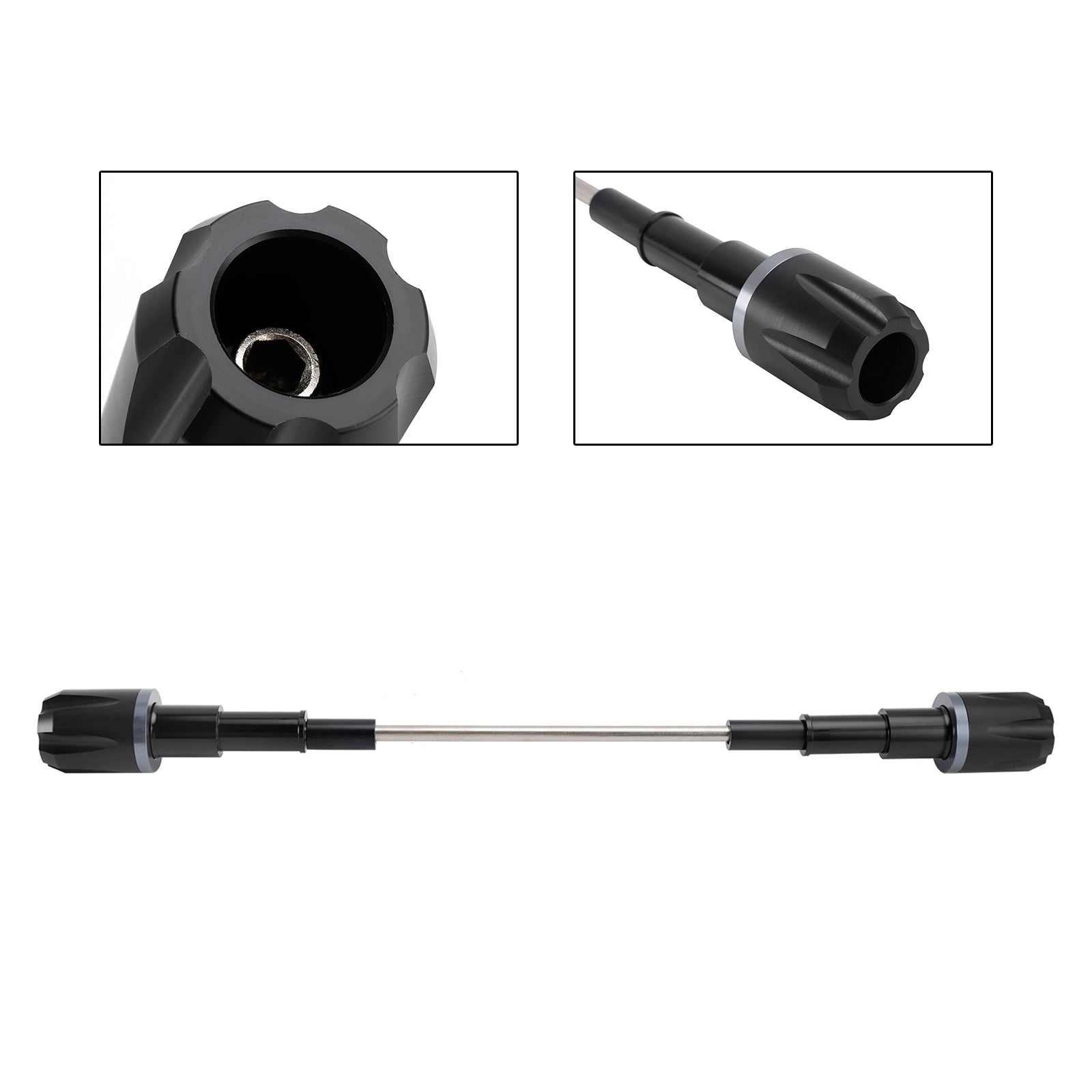 2017-2023 DU Cafe Racer Scrambler 400  Scrambler 800 Aluminum Frame Crash Slider Protection Gold