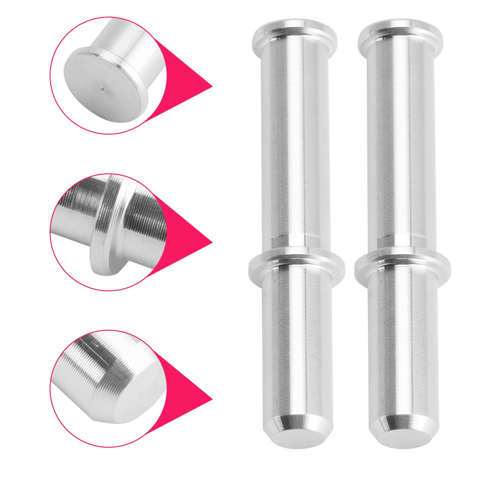 2x Quick Connect Male 5/16 Fuel Rail Hose Plug Adapter For LS LS1 LS3 AN807-01A