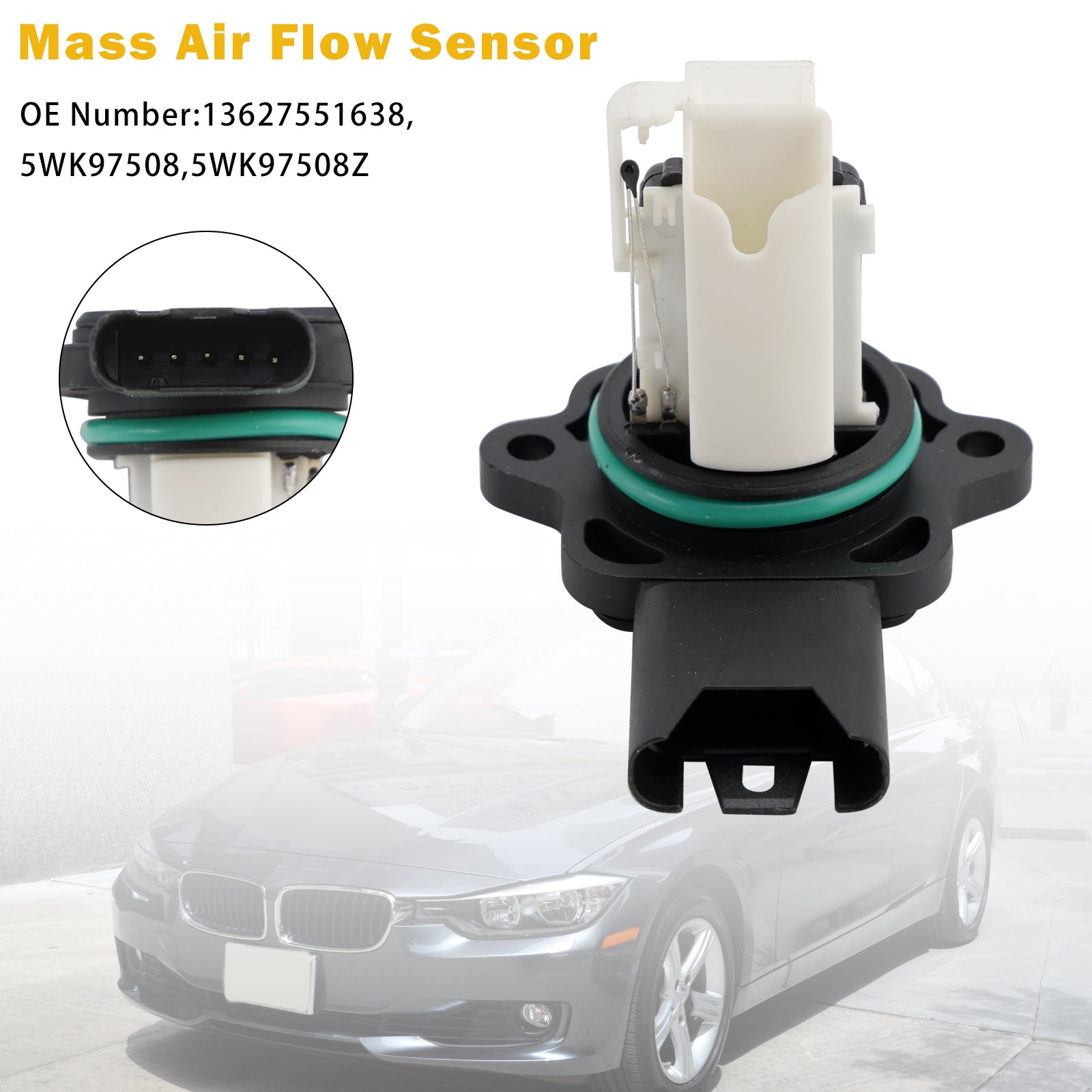 Mass Air Flow Sensor 13627551638 For BMW 128i 323i 328i 328xi 528i 528xi X3 X5