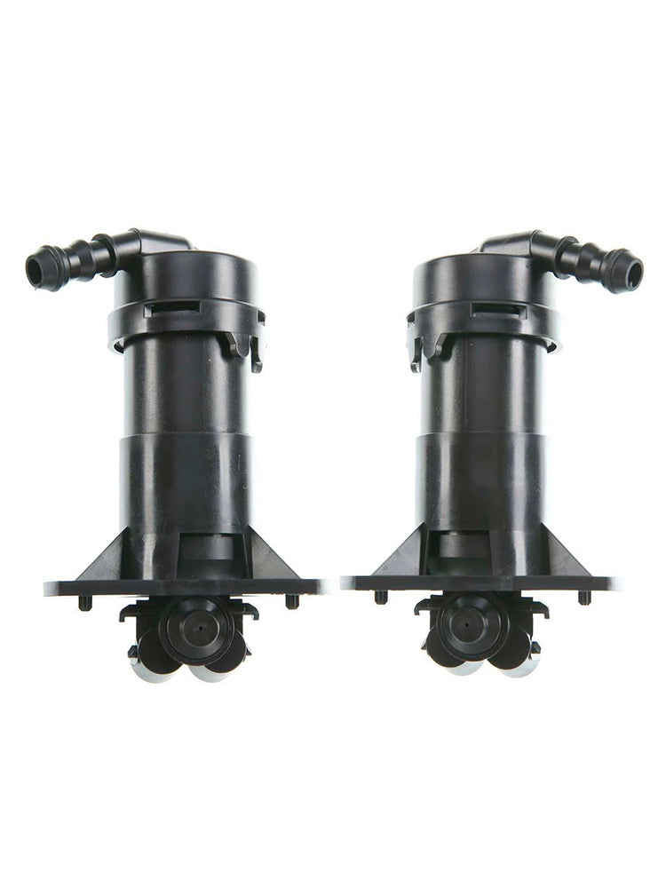 1 Pair Front Headlight Spray Washer Nozzle For Audi A6 C6 2004-2008