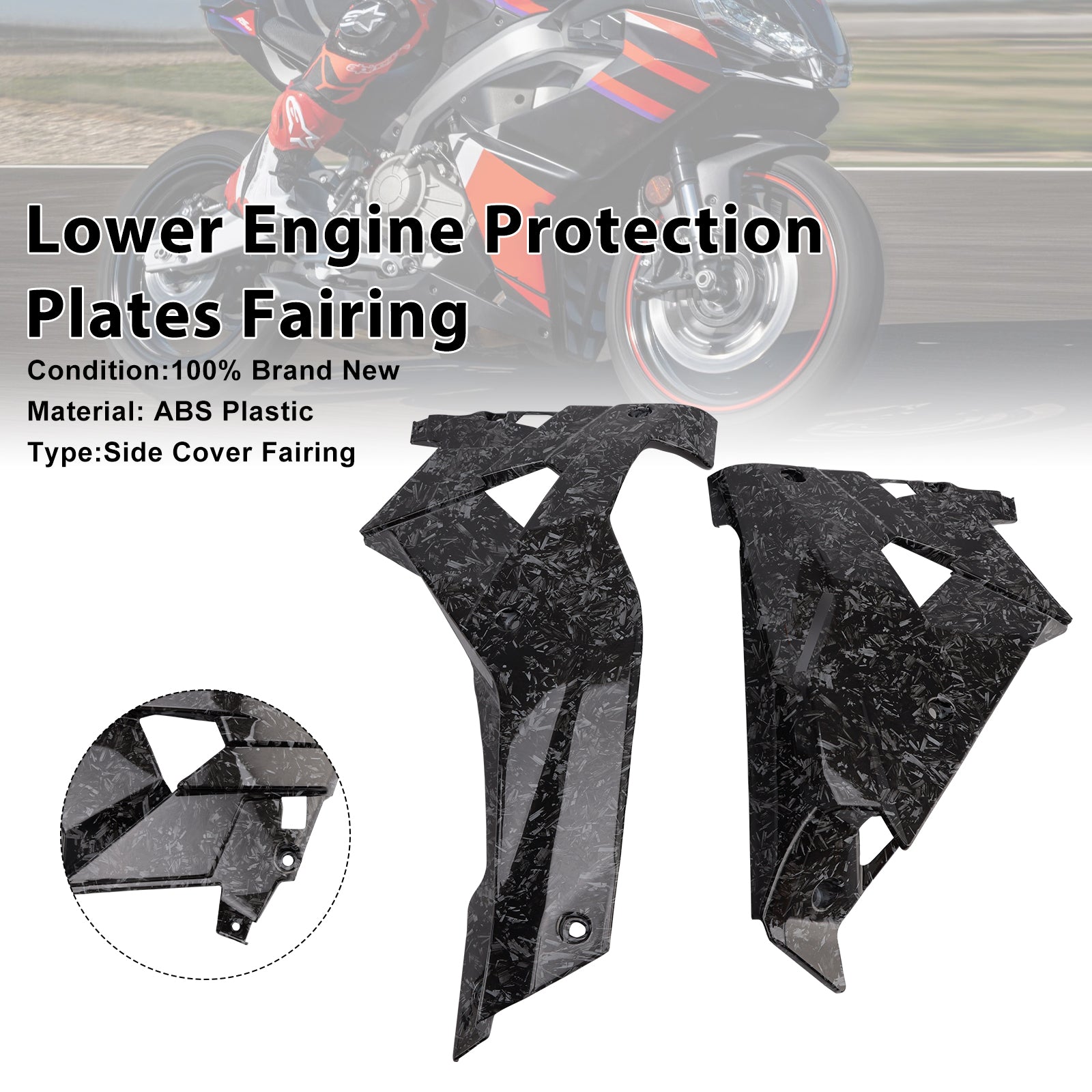 2024-2025 Aprilia RS457 RS 457 Engine Lower Belly Pan Panels Guard Fairing