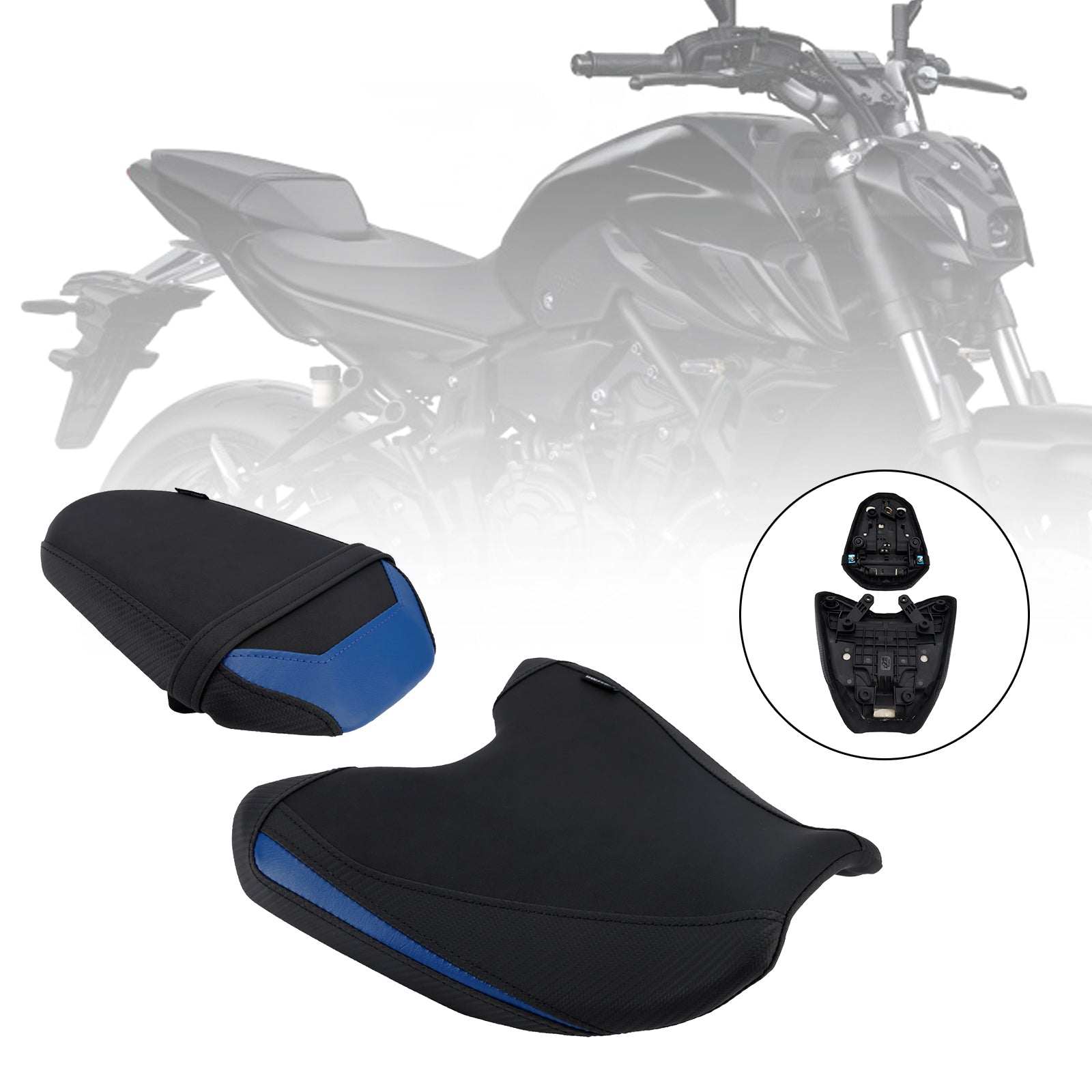 2025-2026 For Yamaha Mt-07 689Cc Front&Rear Raider Passenger Cushion Kit