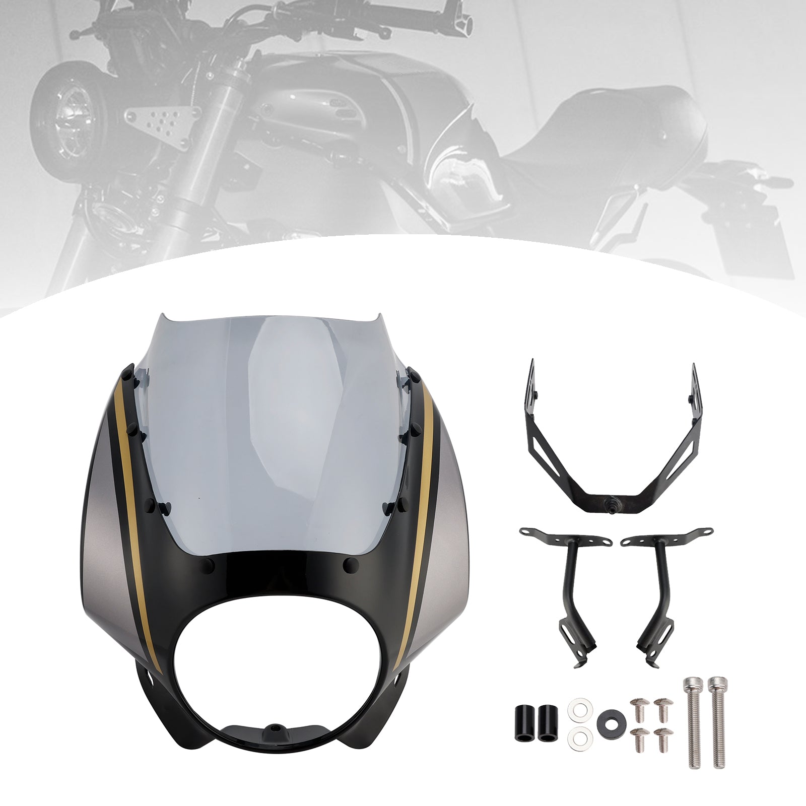 2022-2025 Yamaha XSR900 Headlight Fairing Windshield WindScreen