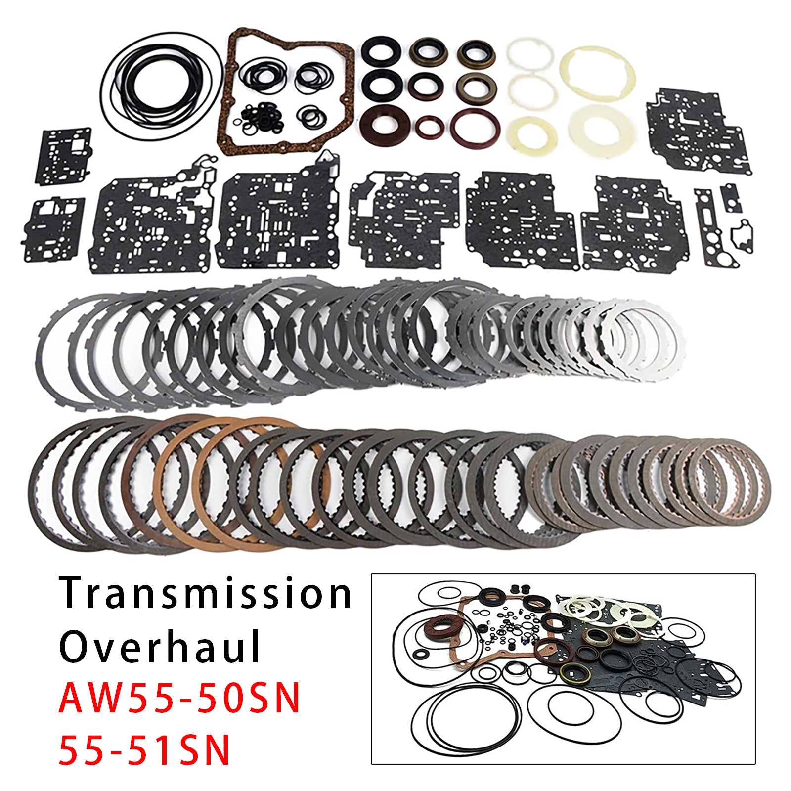 2002-2004 For Renault Velsatis(Europe) AW55-50SN 55-51SN Transmission Master Rebuild Kit T15900A