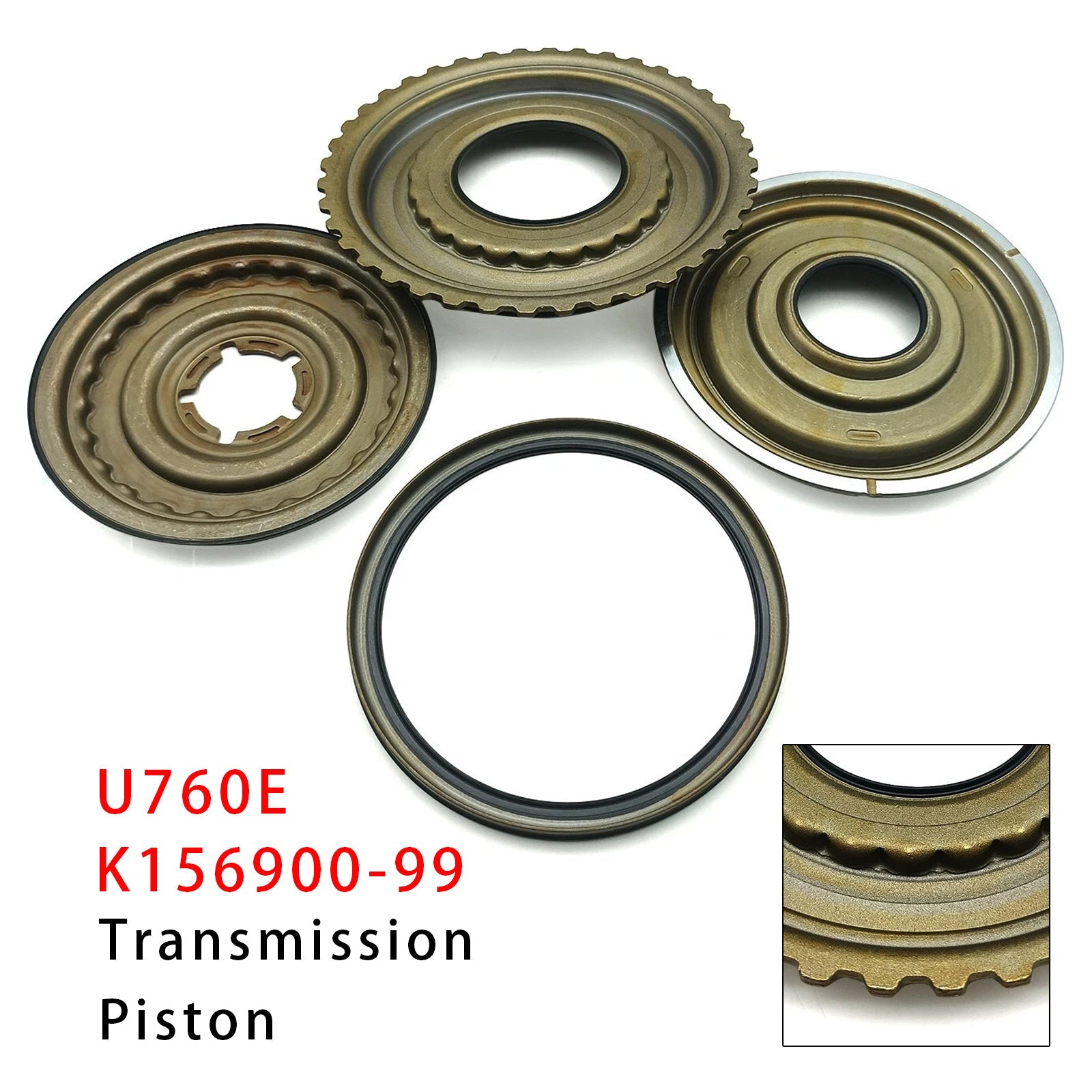 2008-Up U760E Piston Kit 4 Bonded Pistons K156900-99