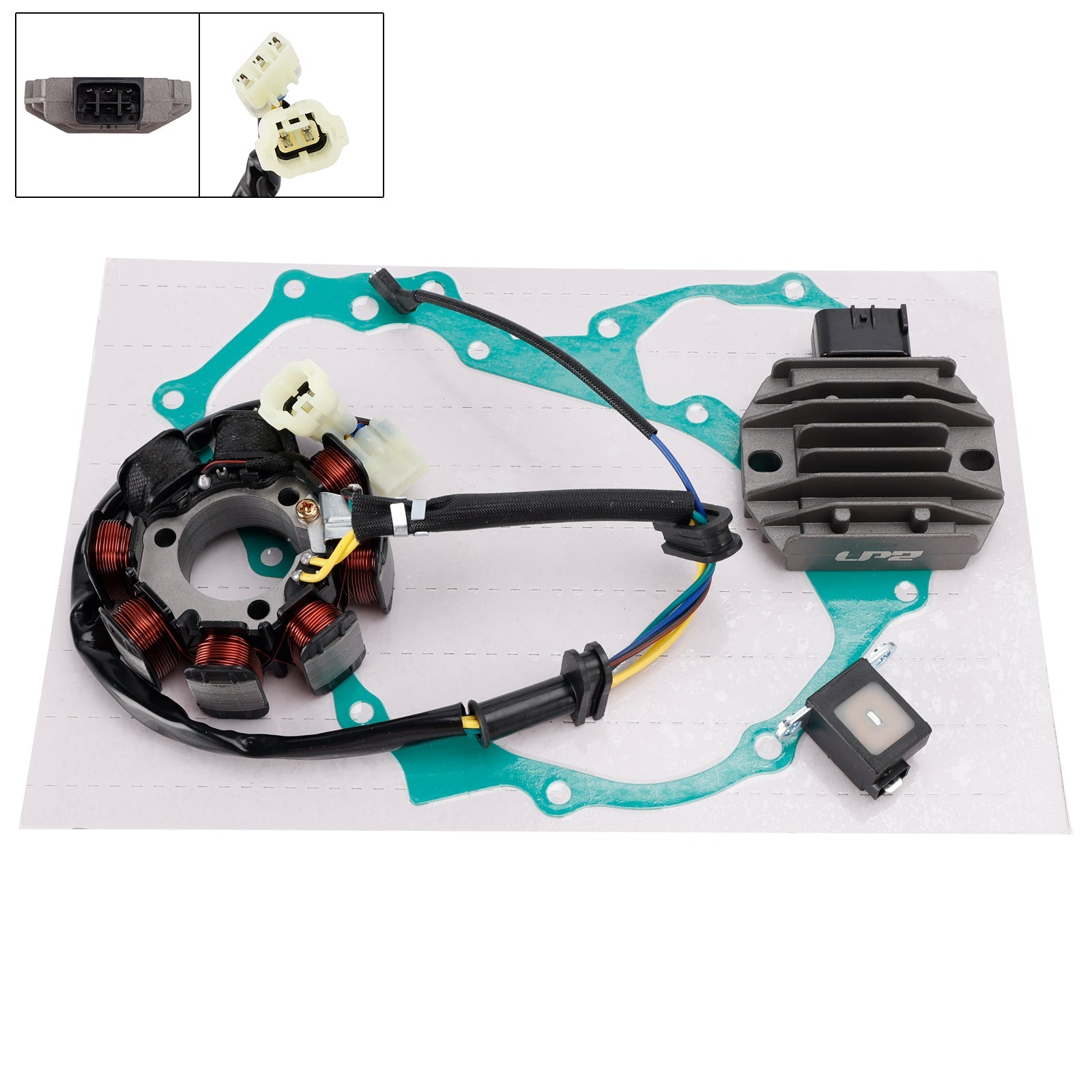 2006-2008 for Honda TRX250EX Sportrax 250 EX Stator Regulator Rectifier & Gasket 31600-HM8-B00