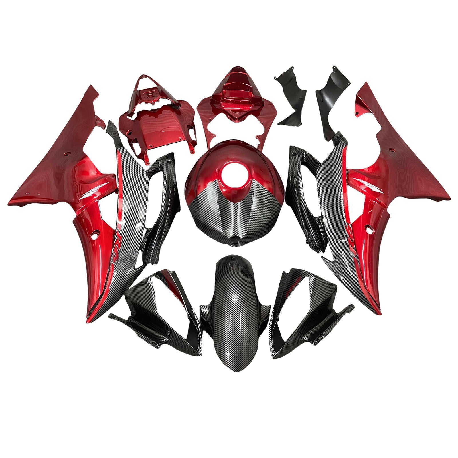 Injection Fairing Kit Bodywork Plastic ABS For Yamaha YZFR6 YZF-R6 2008-2016