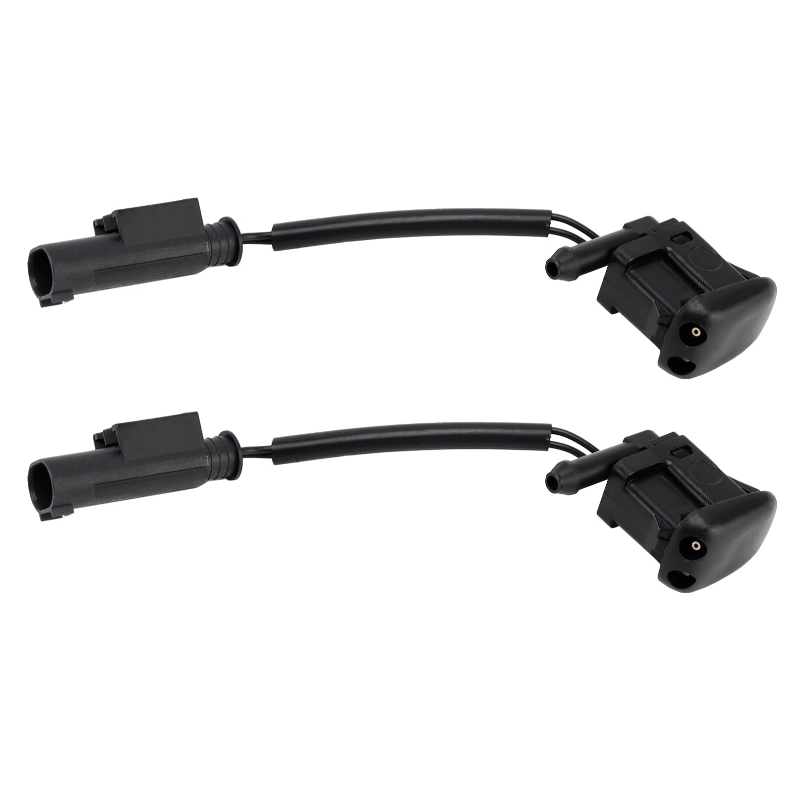 1996-2003 BMW 5 E39 525i 528i 530i 540i M5 2pcs Windshield Washer Nozzles Spray Jet 61668361039