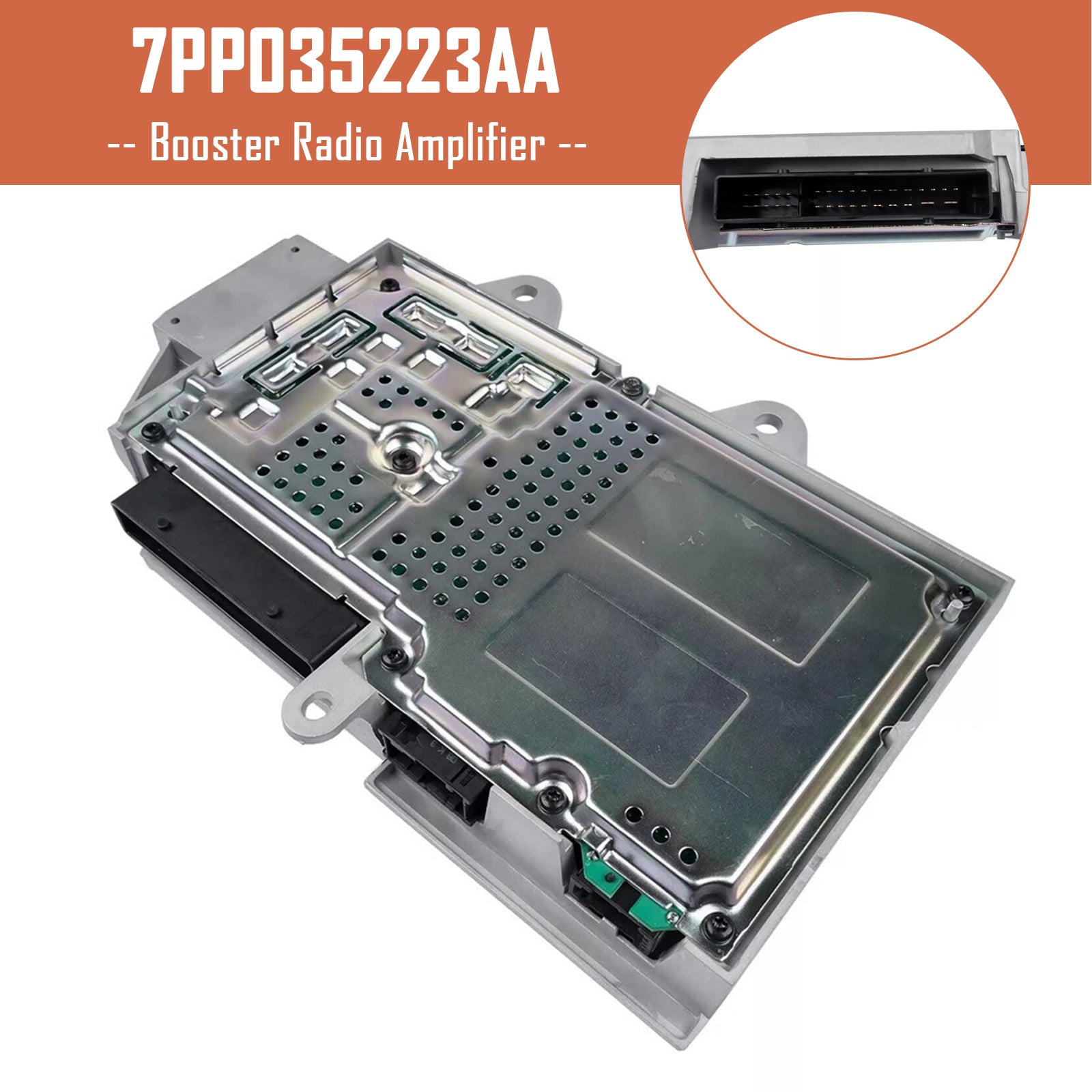 2010 2011 2012 2013 2014 2015 2016 Porsche Panamera Booster Radio Amplifier 7PP035223AA 7PP035223F