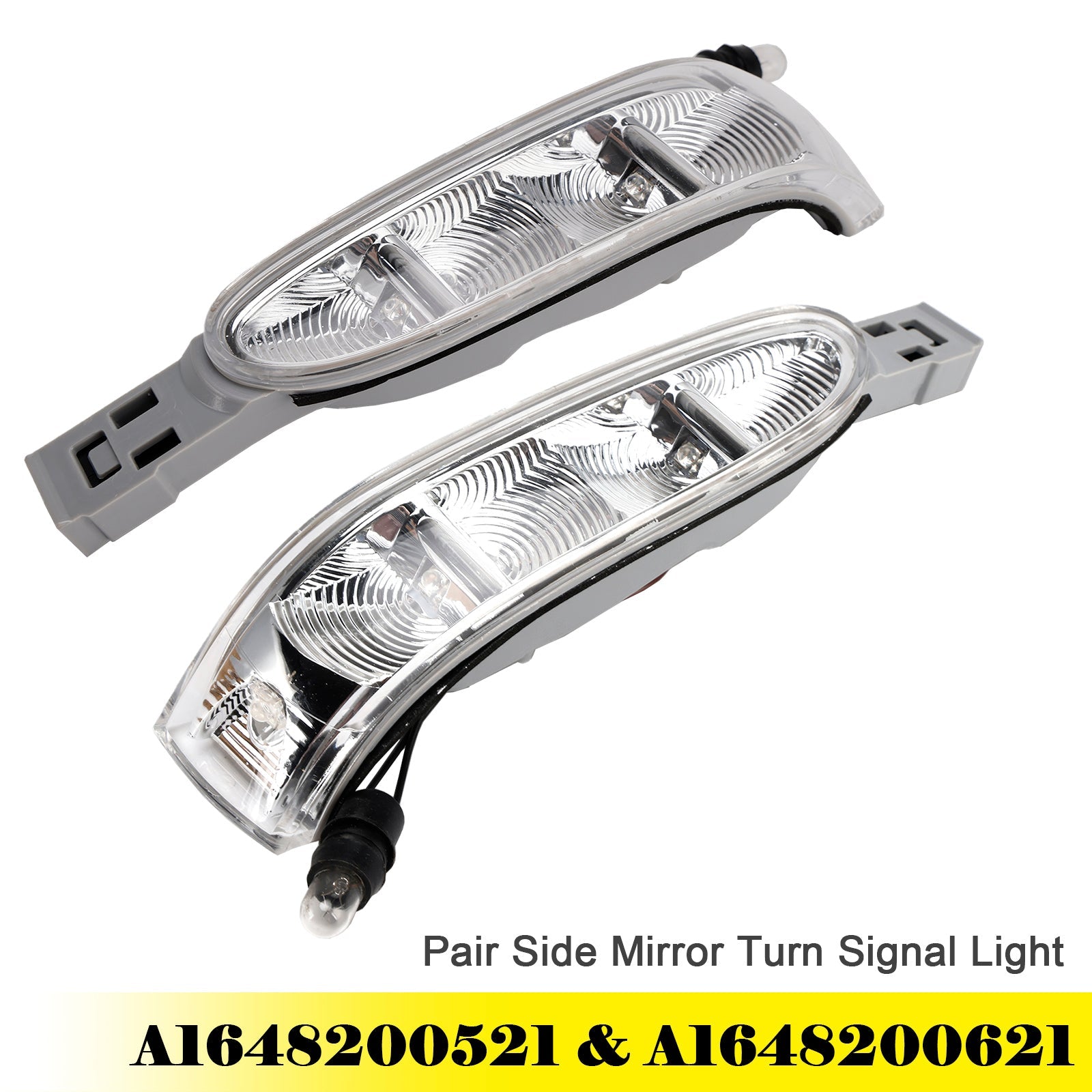 2005-2008 Mercedes ML W164 Pre-Facelift, GL X164 Pre-Facelift Pair Side Mirror Turn Signal Light A1648200521