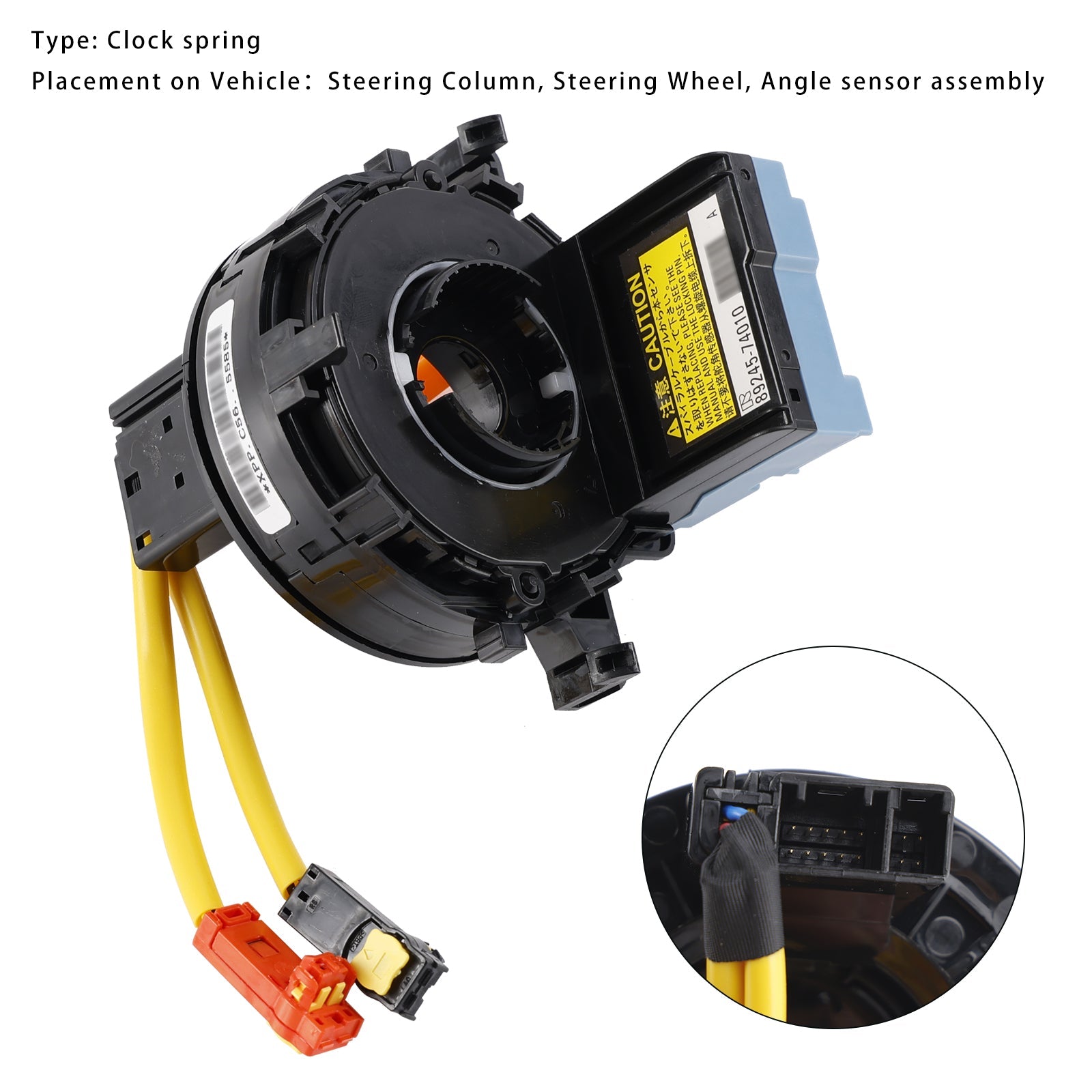 2012-2017 Toyota Yaris Clock Spring with Angle Sensor 84307-47020 8430747020