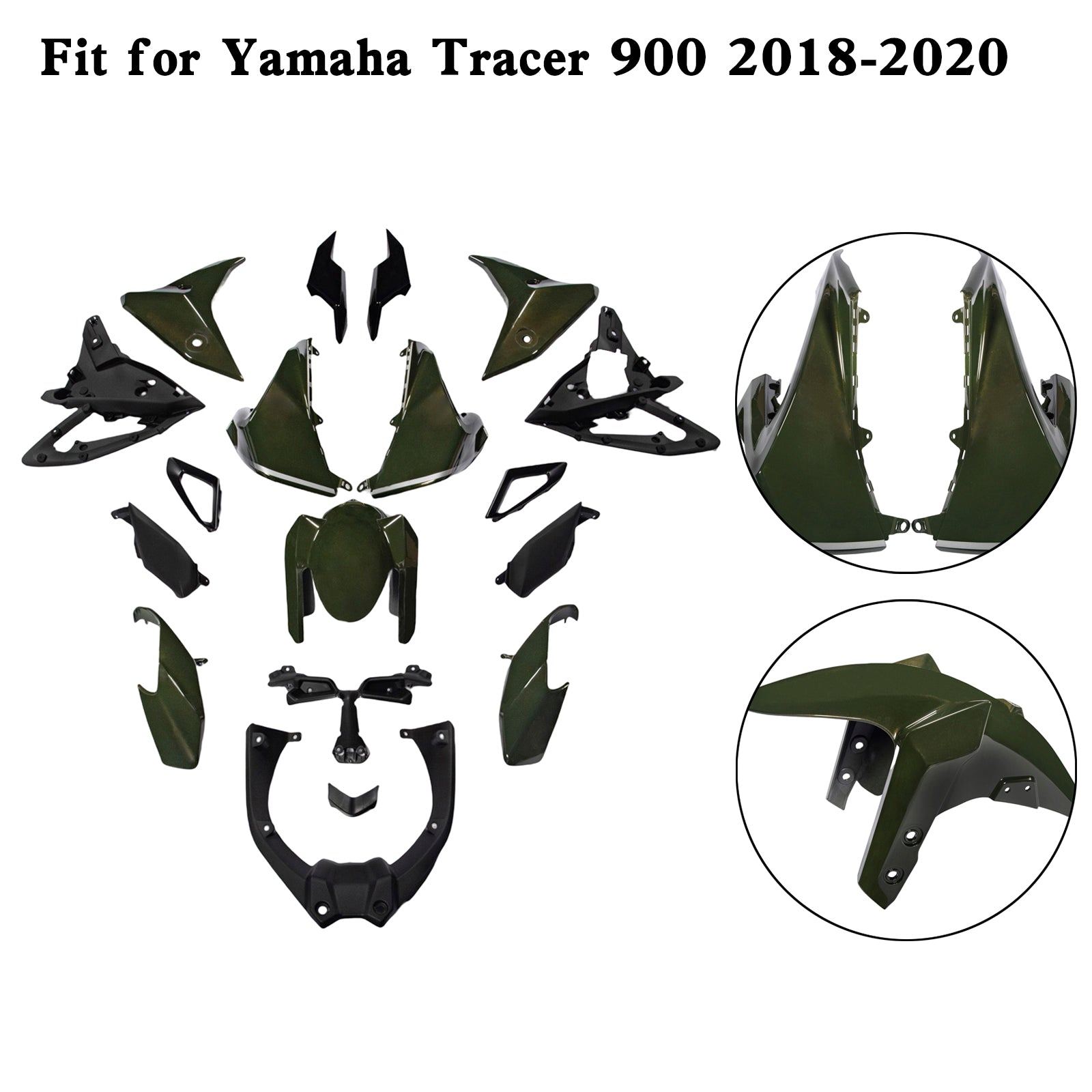 Yamaha Tracer 900 Tracer 900 GT 2018-2020 ABS Plastic Bodywork Fairing Kit