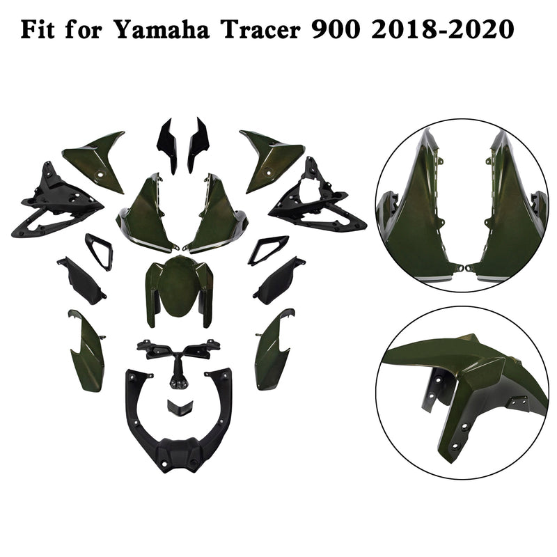 Kit de carenado de carrocería de plástico ABS Yamaha Tracer 900 2018-2020