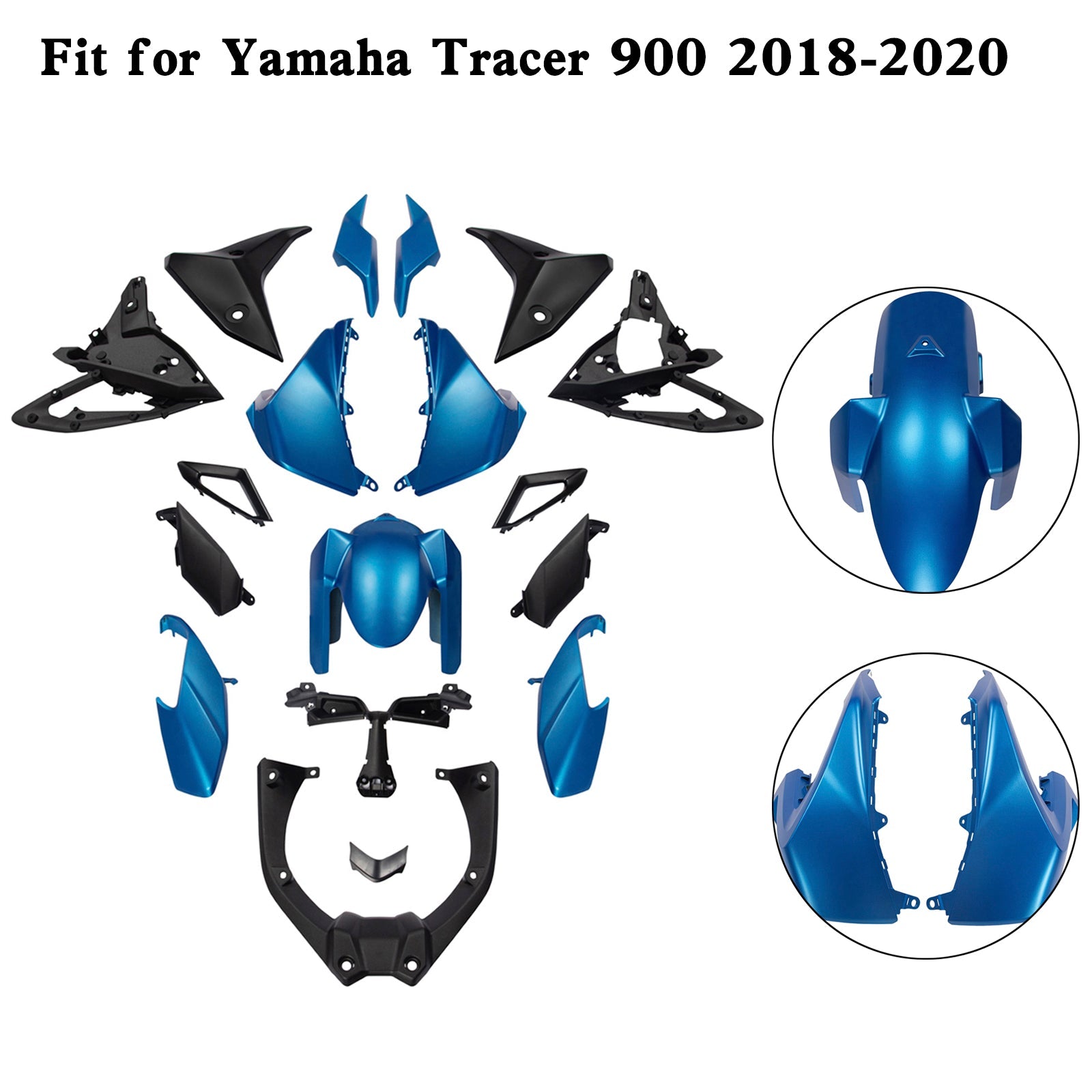 Yamaha Tracer 900 Tracer 900 GT 2018-2020 ABS Plastic Bodywork Fairing Kit