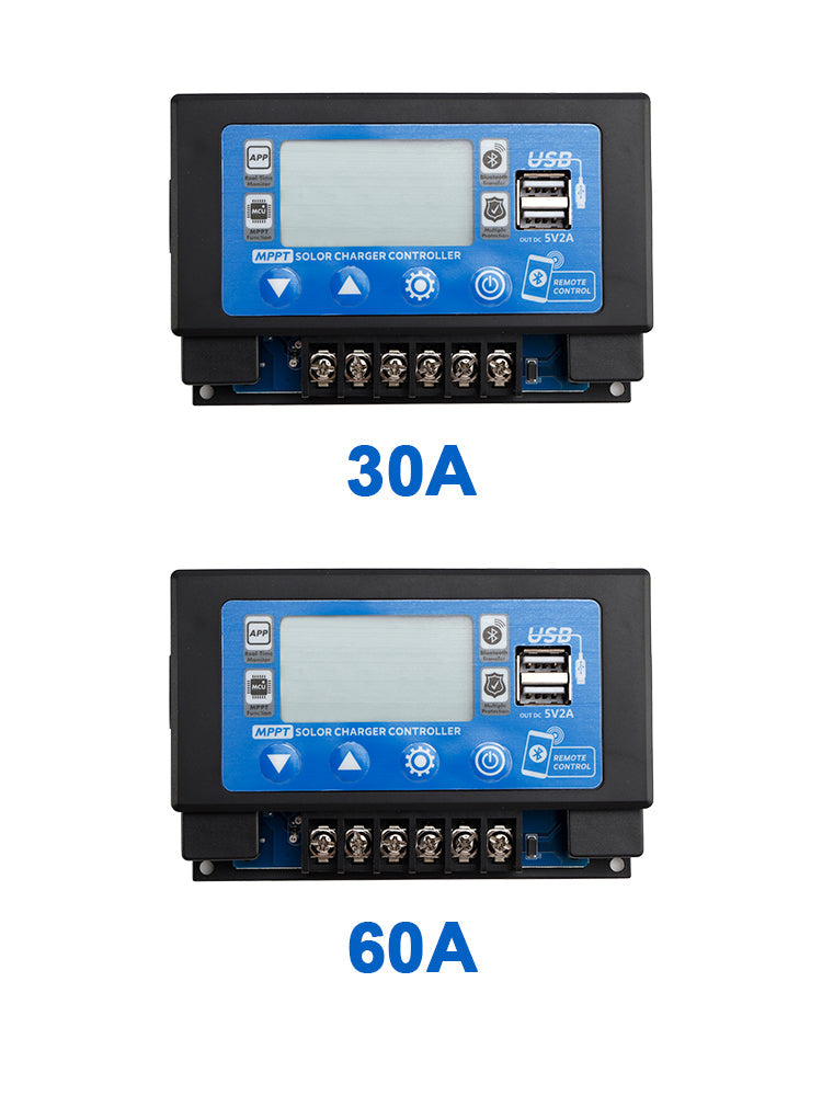 30/60A 내장형 스냅온 에너지 저장 전용 MPPT 태양광 컨트롤러 블루투스